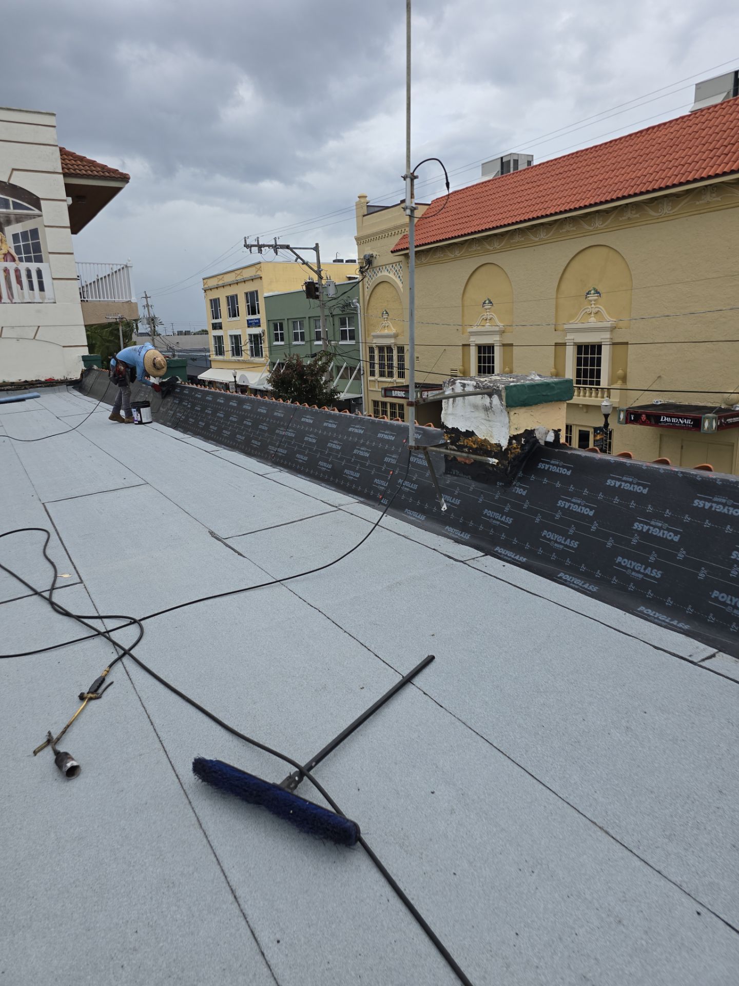 Torch Applied Modified Bitumen Roof Replacement by Sailfish Roofing