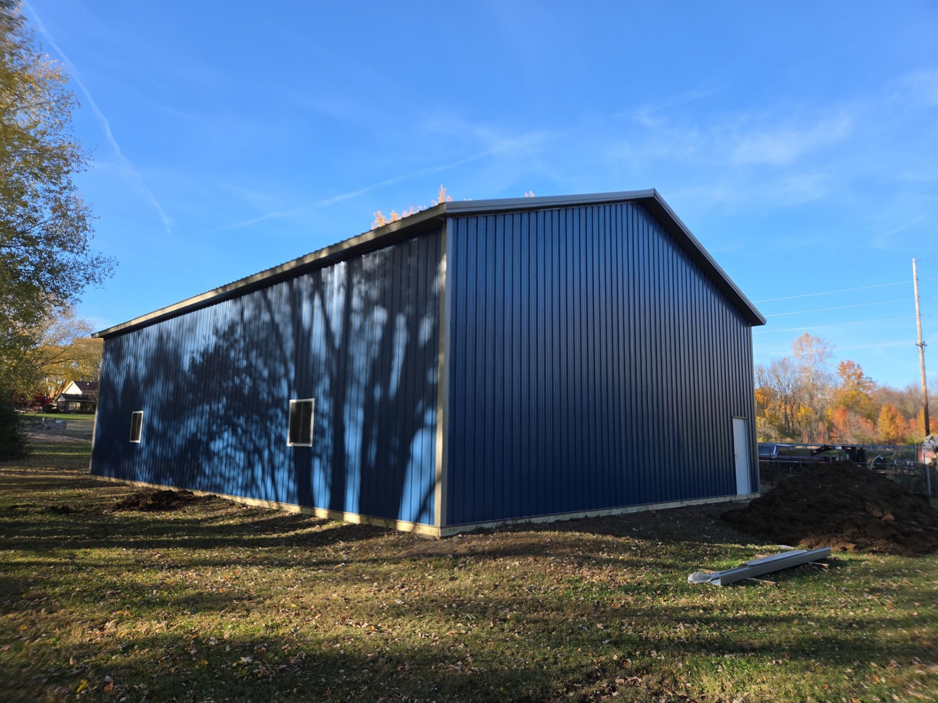 40'x60'x16' Pole Barn by The Barn Builders
