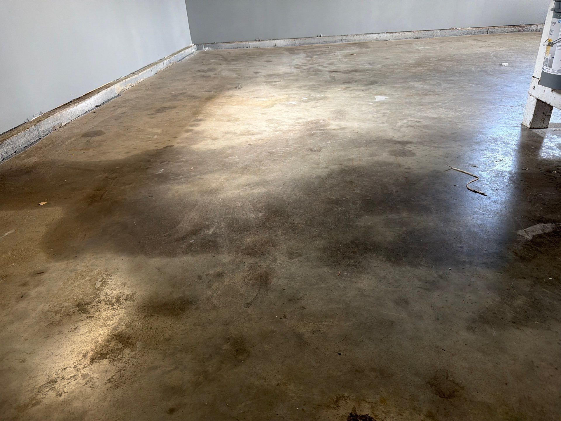Garage Floor Concrete Coating and Surface Restoration in Colman by Select Painting, Coatings & Garage Cabinets