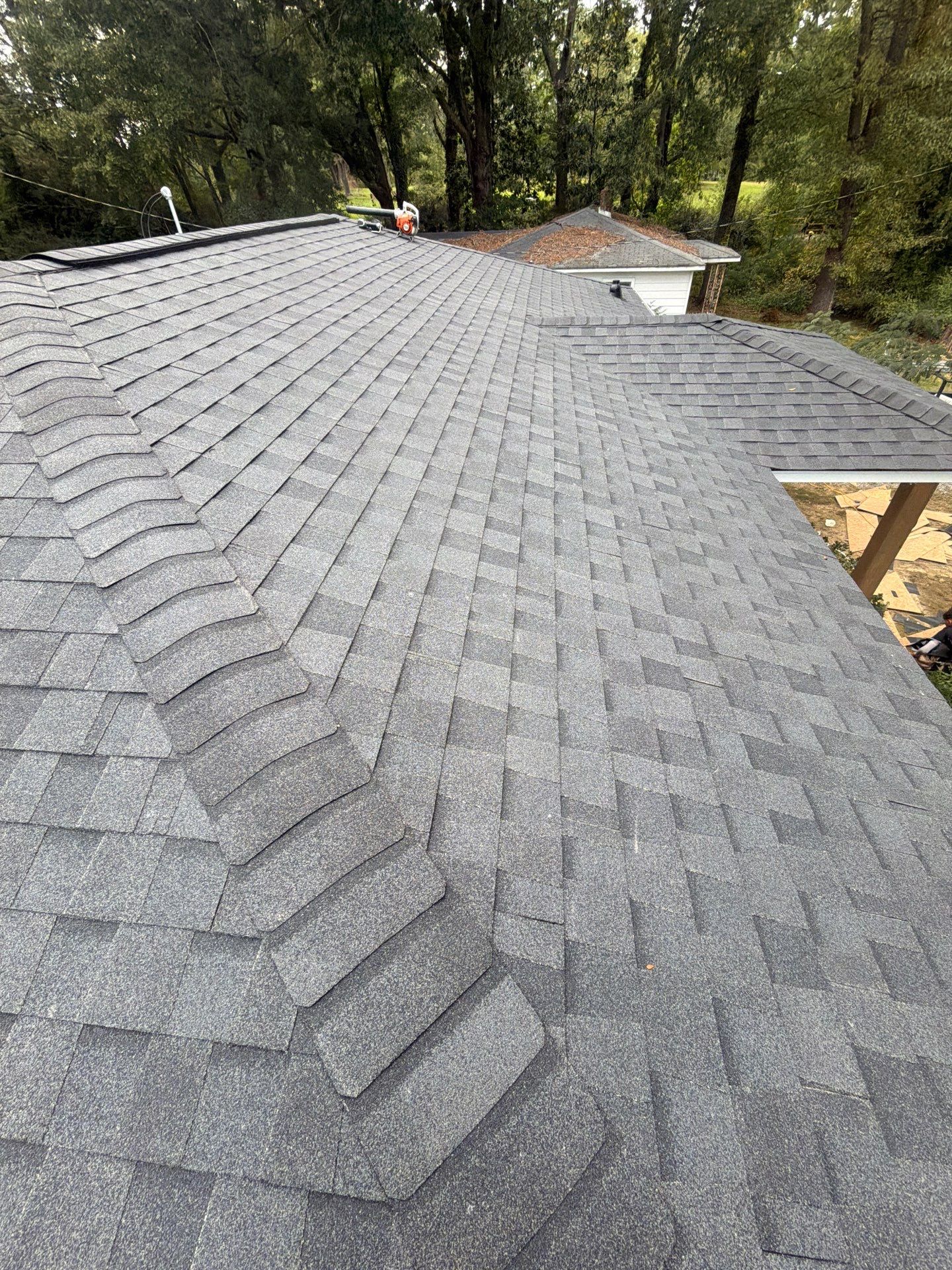 Comprehensive Asphalt Shingle Roof Installation and Decking Repair in Easley by Roofsters