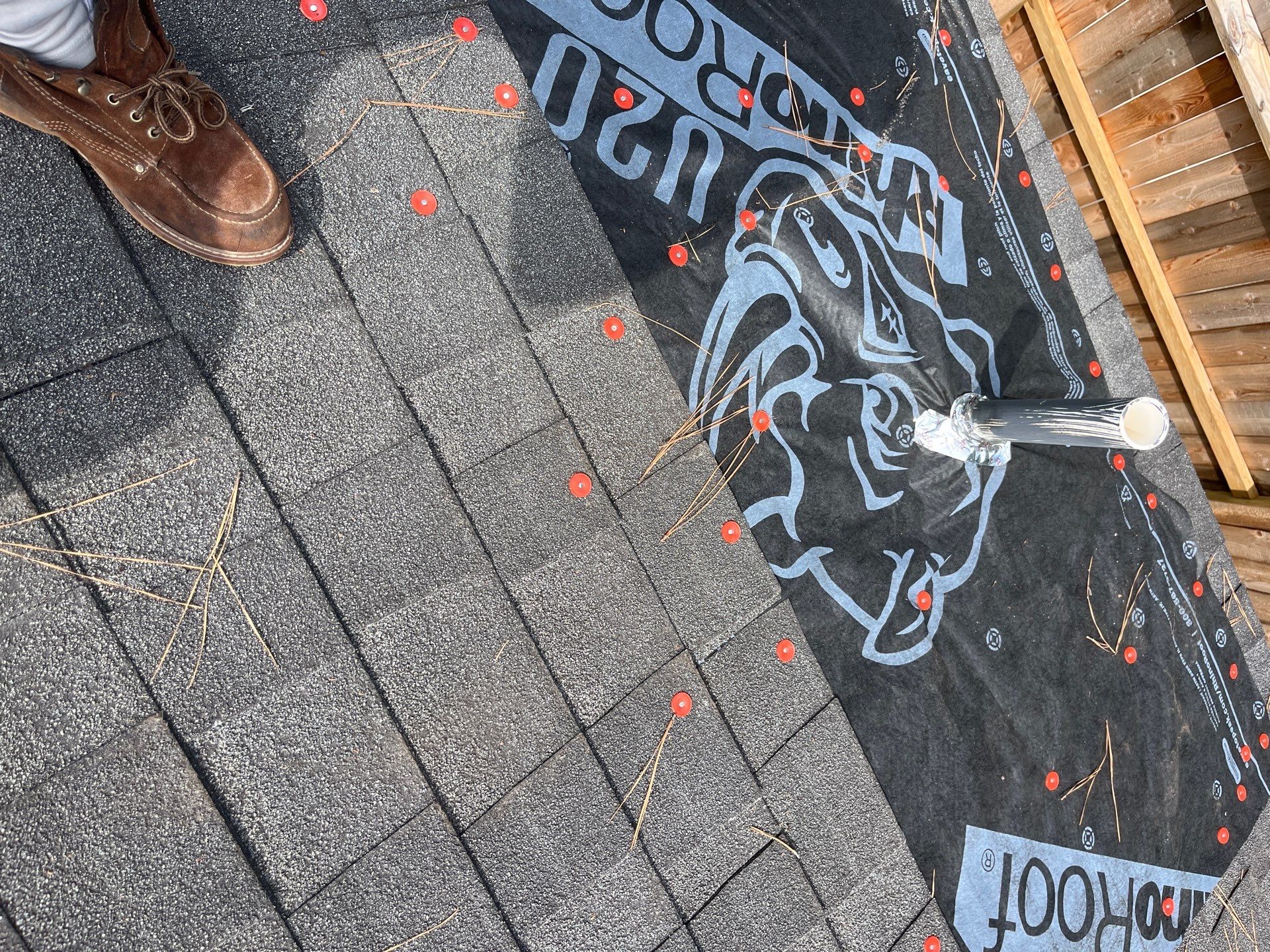 Hail Damage using Owen's Corning Duration (Lifetime) Shingles by Roof Repair Company