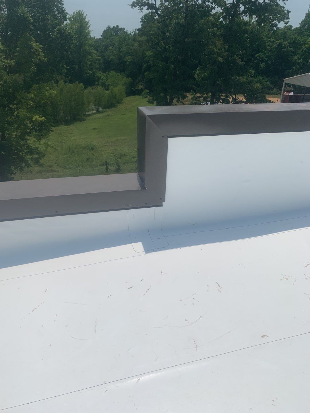 Commercial Roofing Installation using 50 mil PVC by Hostetler Roofing