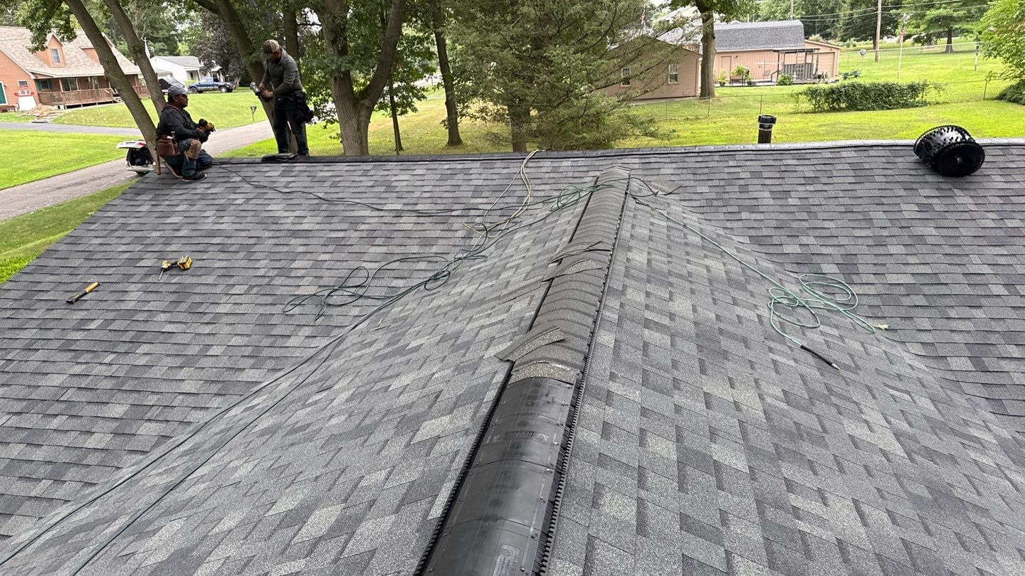 Roof Replacement using Owens Corning Estate Gray by 180 Contractors