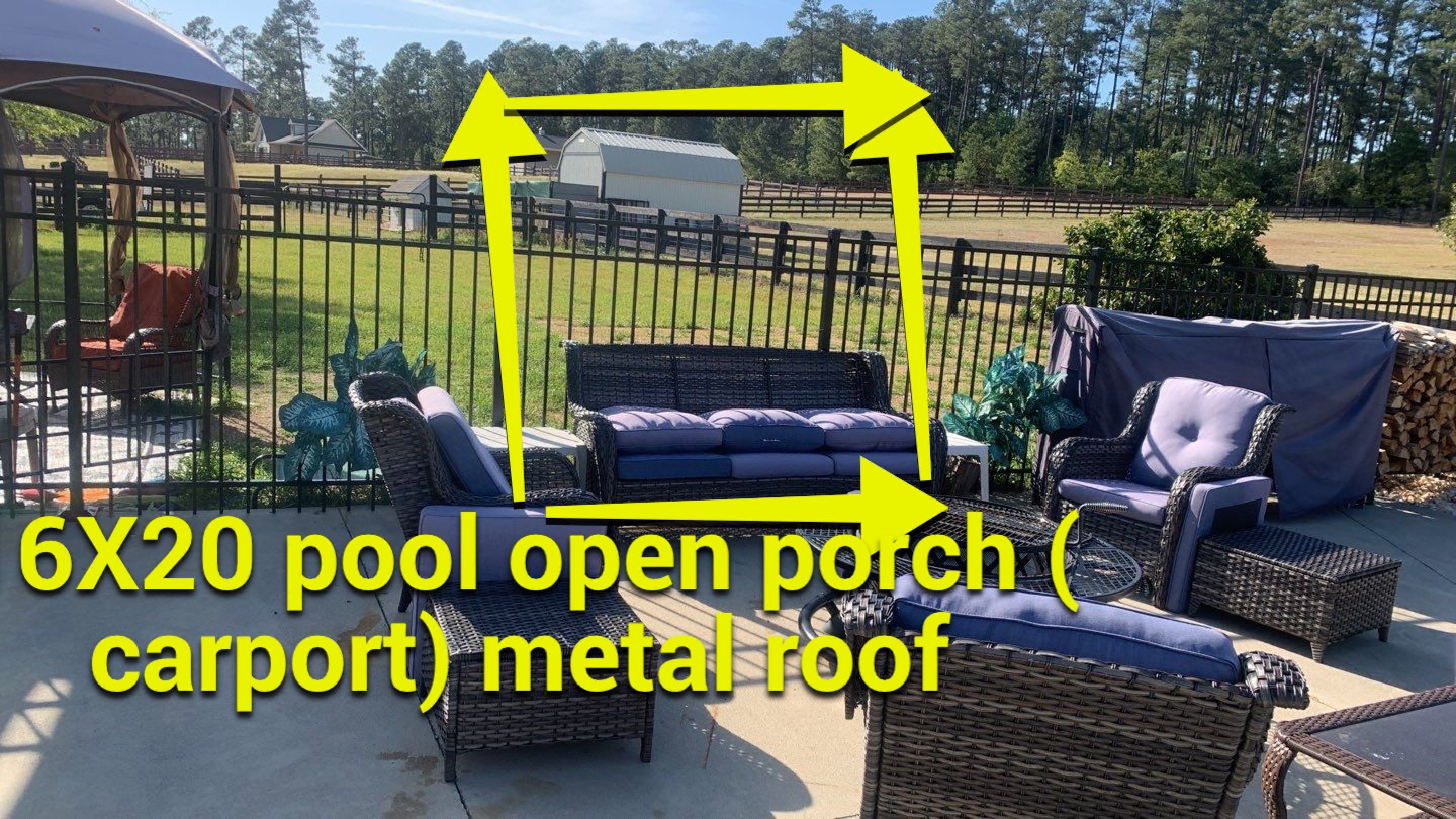 Porch - Residential Roofing Installation by American Roofing NC