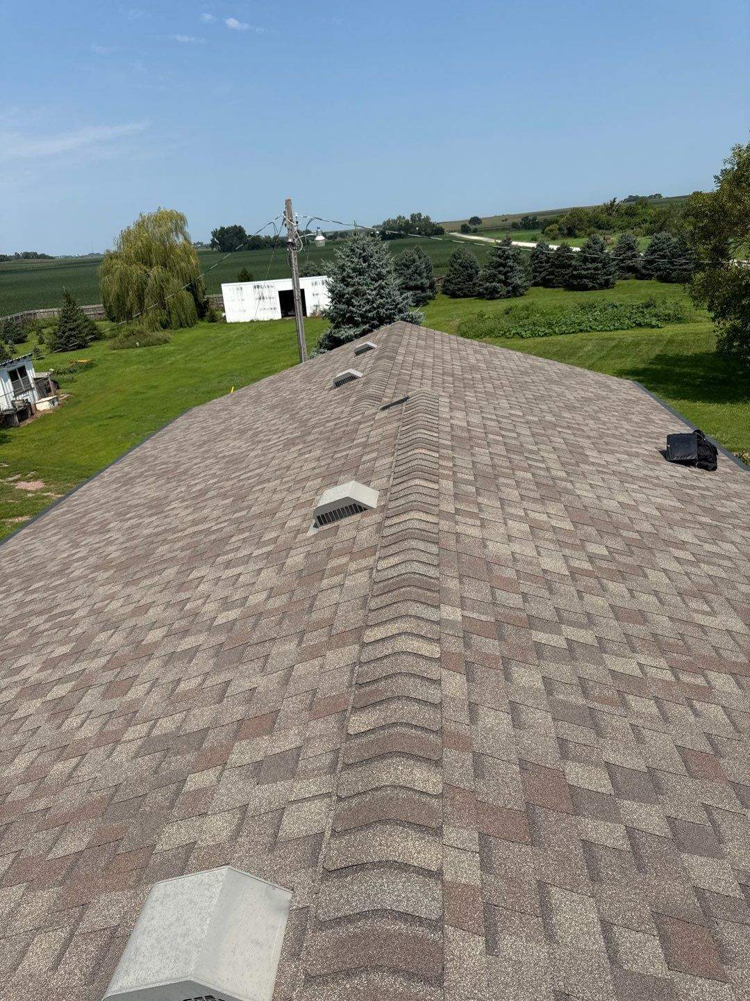 Architectural Shingle Roof Replacement in West Point, NE by Crows Roofing LLC
