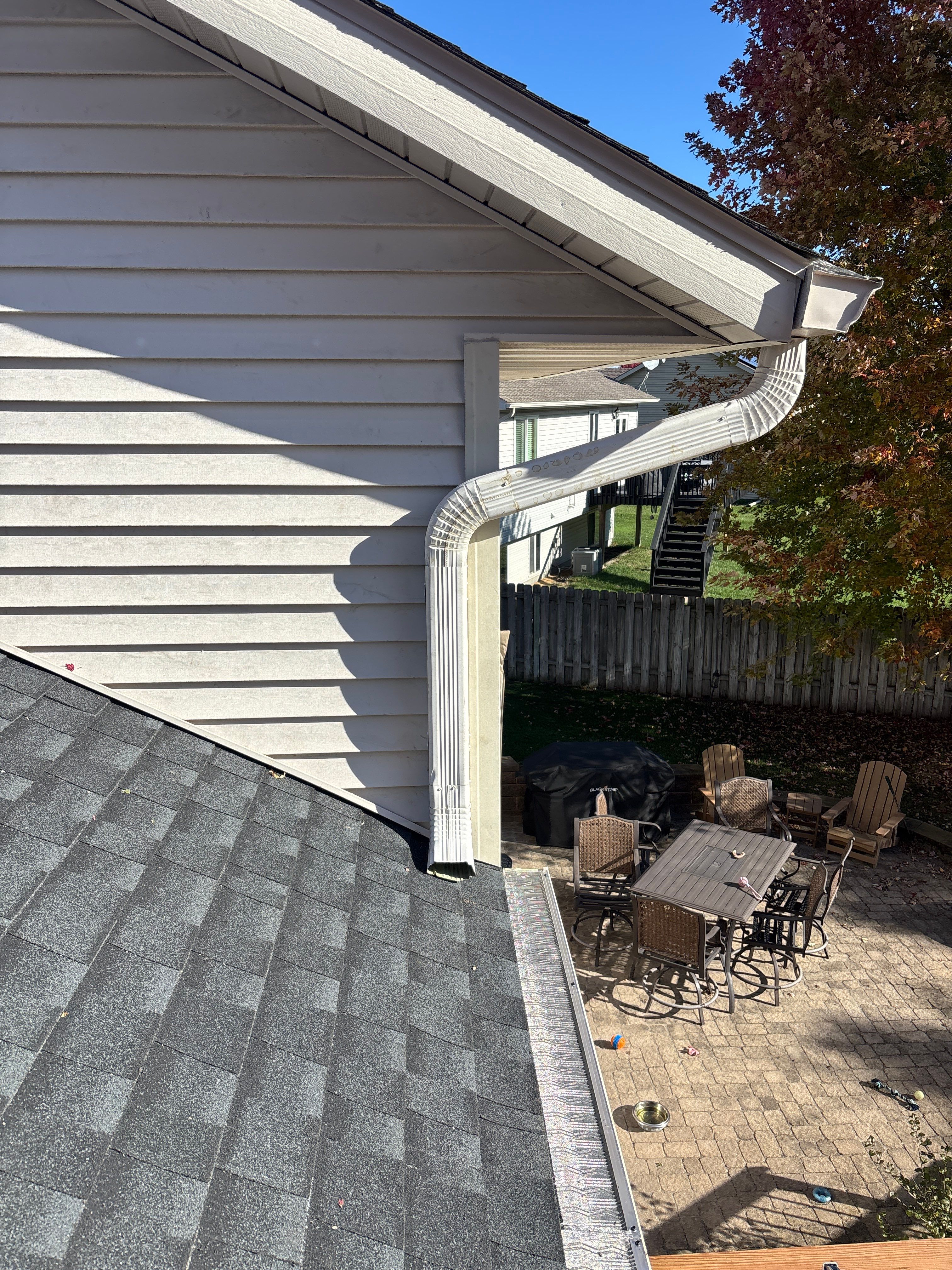 6" Seamless Gutter Installation with Leaf Blaster Pro – St. Michael, MN by Next Level Seamless Gutters / Exteriors Inc.
