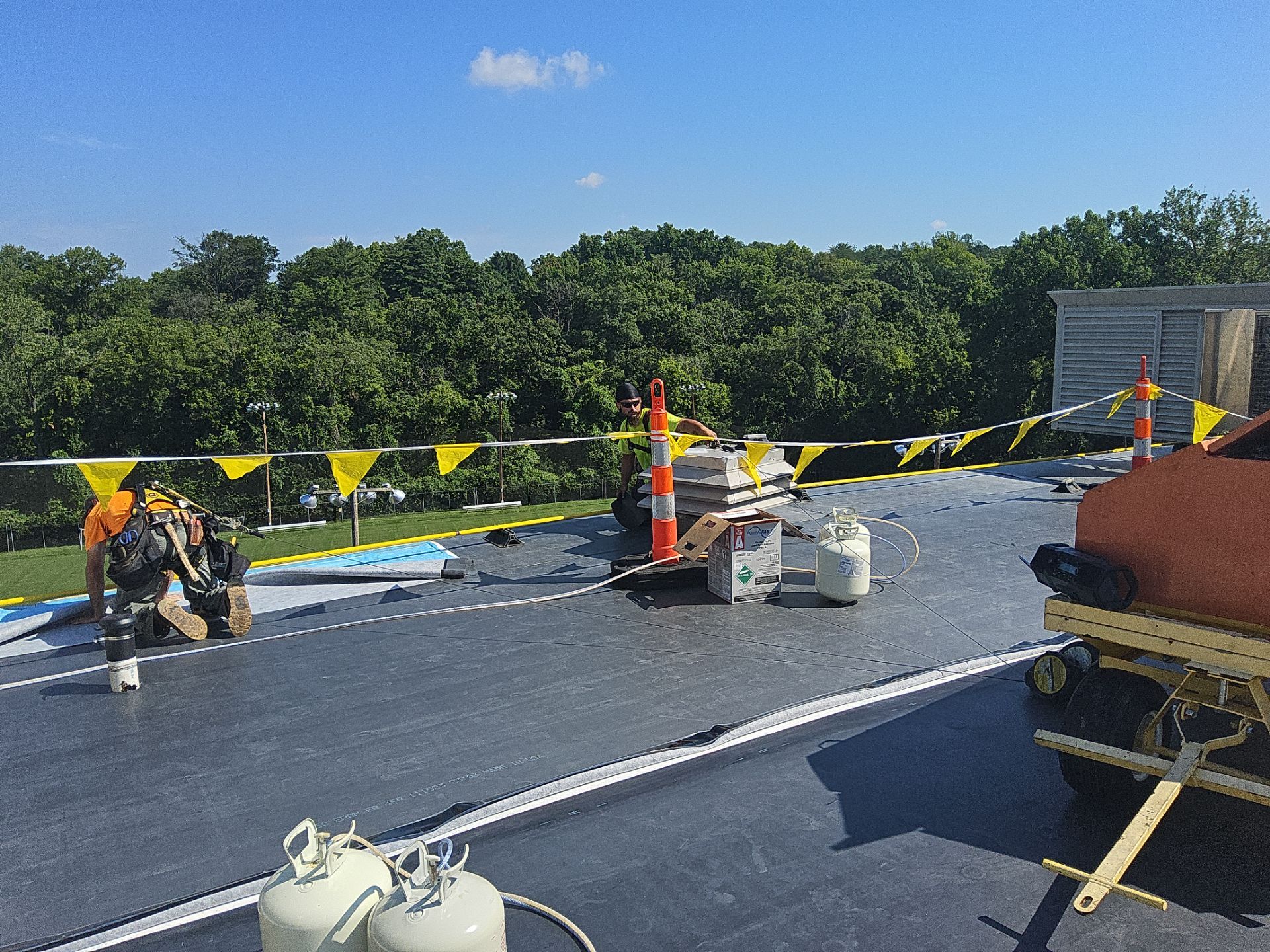 St. Gerard Majella School – Commercial Roof Repairs & Maintenance Program (Kirkwood, MO) by St. Louis Roofing Company