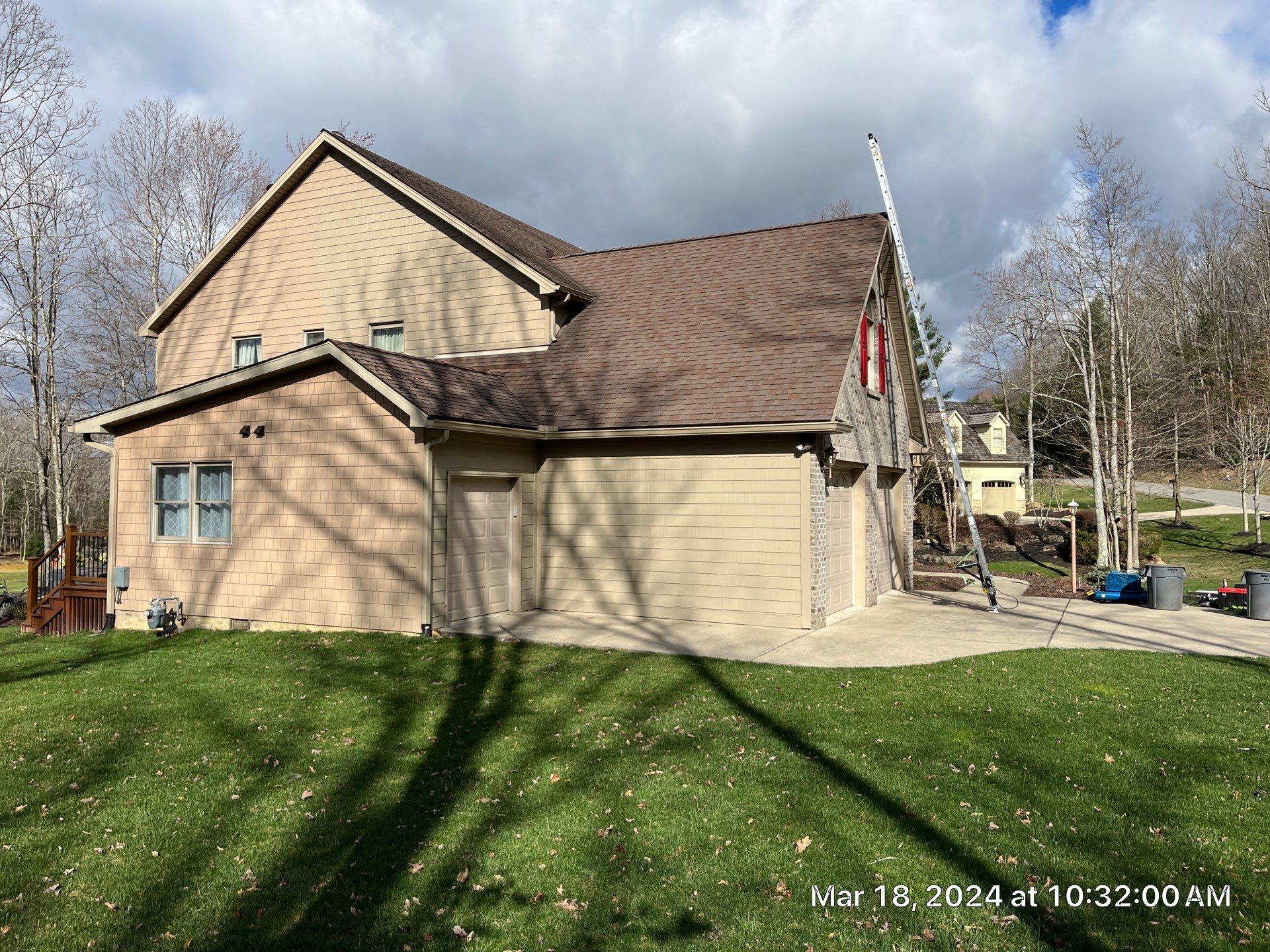 Residential Roofing Installation using certainteed Landmark Shingles by Fahey Roofing + Contracting