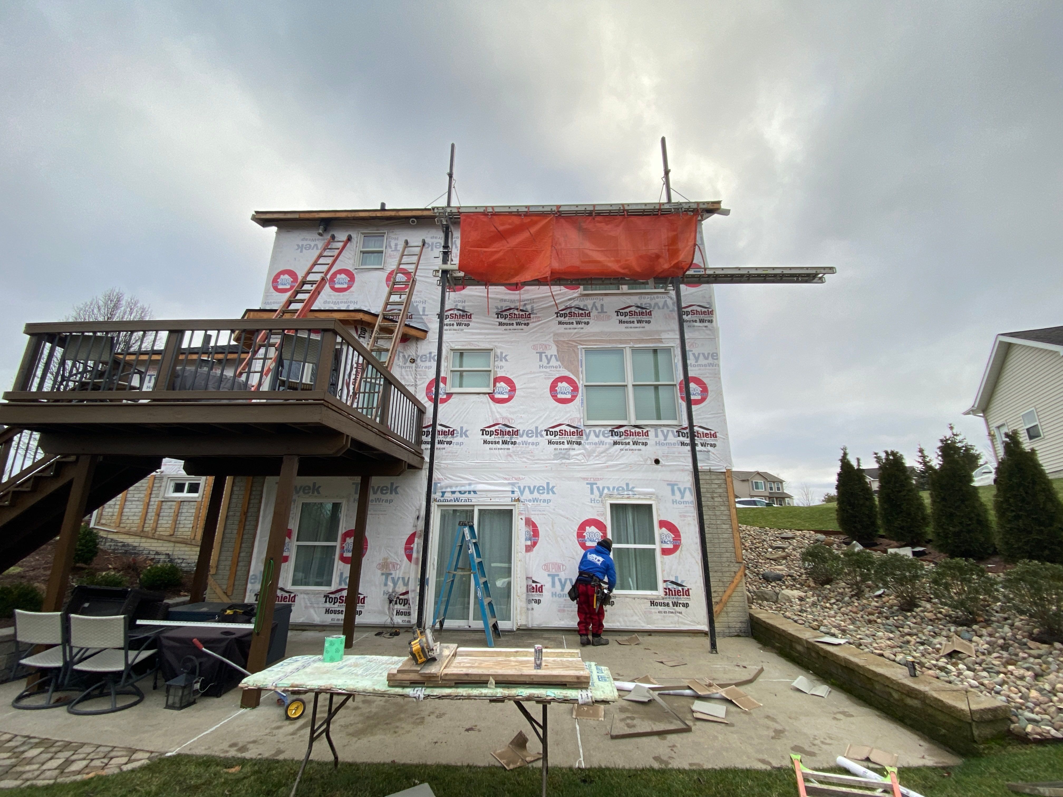 Siding Replacement using Certainteed Classic Restoration D4 by 180 Contractors