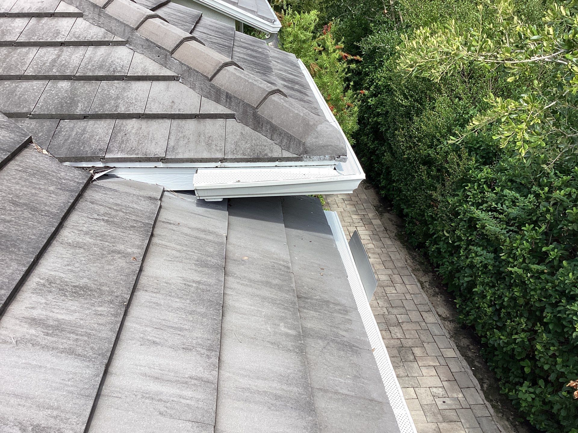Gutter guard installation for a Sarasota home by Gutter Professors