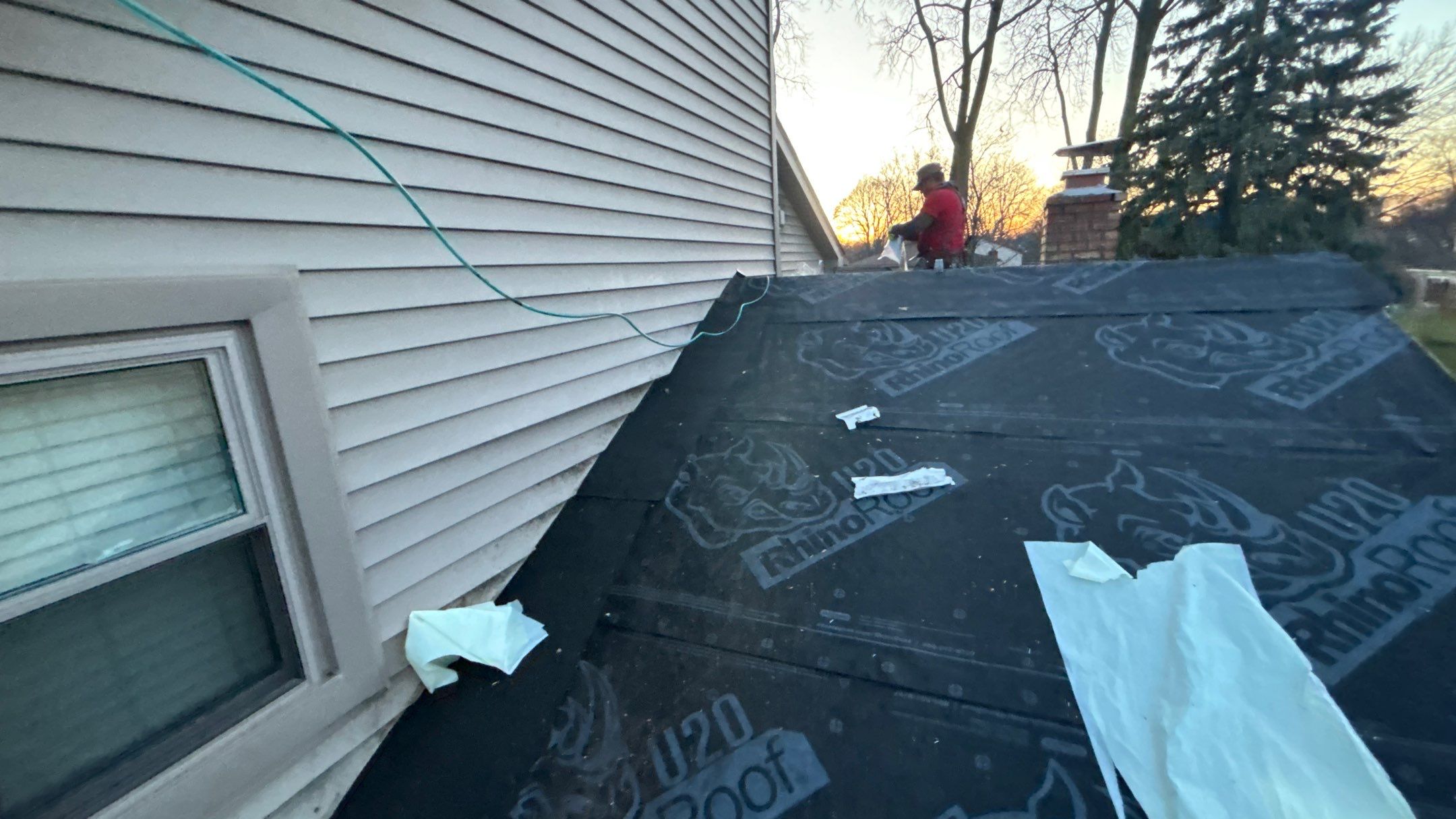 Roof Replacement using Owens Corning Duration Flex by 180 Contractors