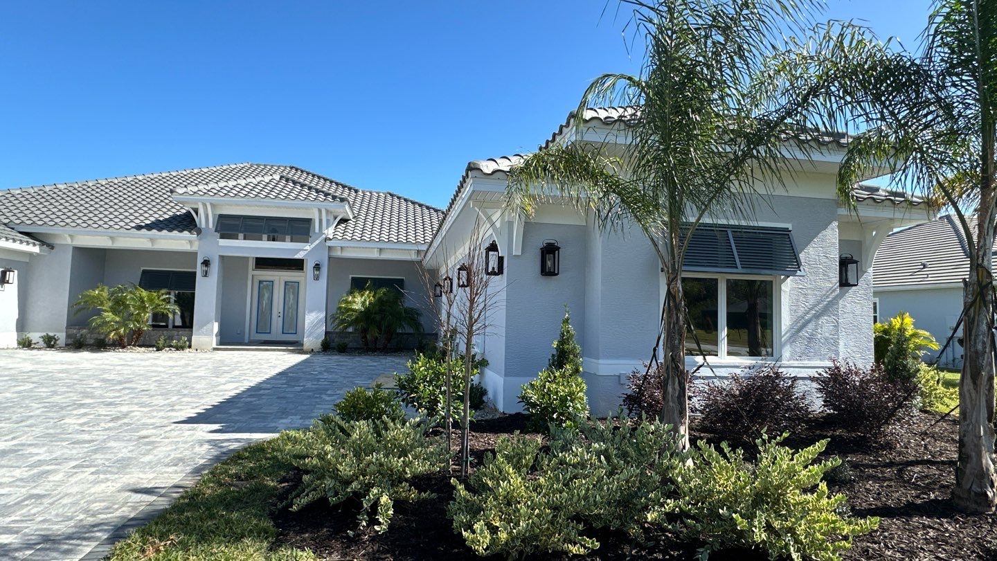 Bahama Shutters in Blue Grey by Smart Guard Shutters