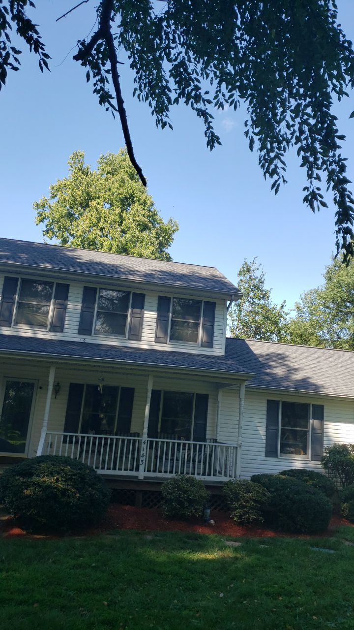 Marshall Roofing Project - Landmark Pro Max Def Pewterwood Designer Shingles by RM Banning, Inc.