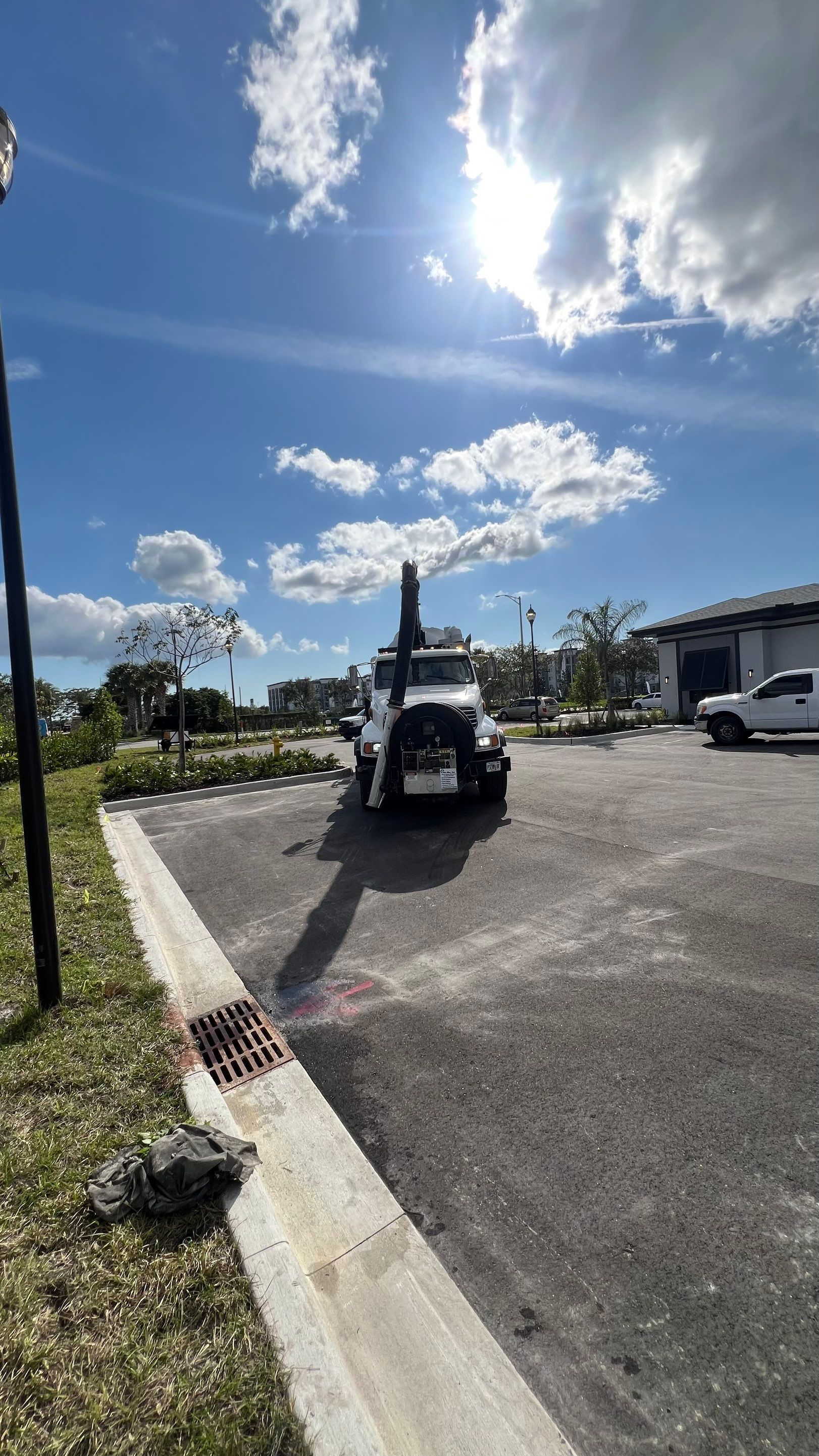 New Construction Stormwater Catch Basin Cleaning by APS Power & Water