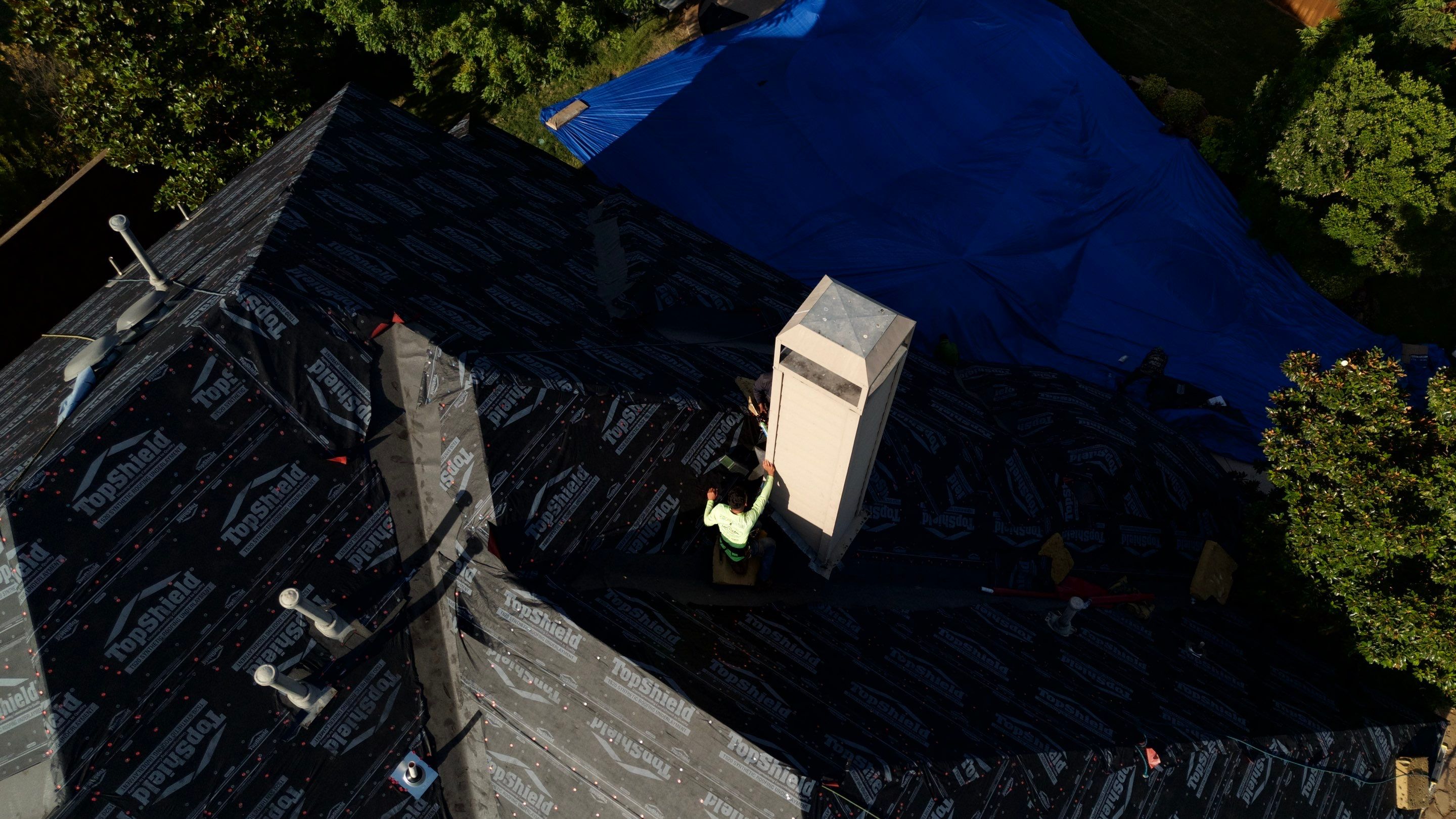 Residential Roof Repair using IKO Dynasty Class 3 Impact Resistant Shingles by Becker Roofing and Exteriors