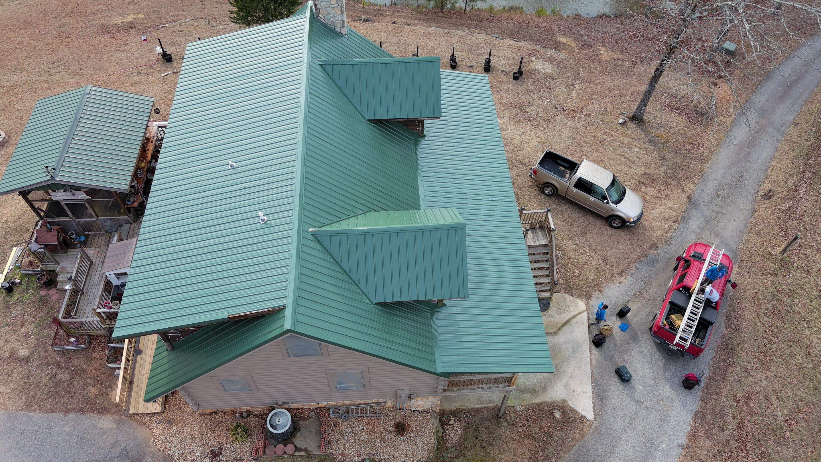 New roof installation and shingle colors by Rhino Restoration