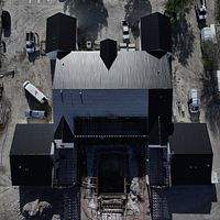24ga 1.5" Snap-Lock Matte Black   by Total Roofing System The Metal Roof Experts