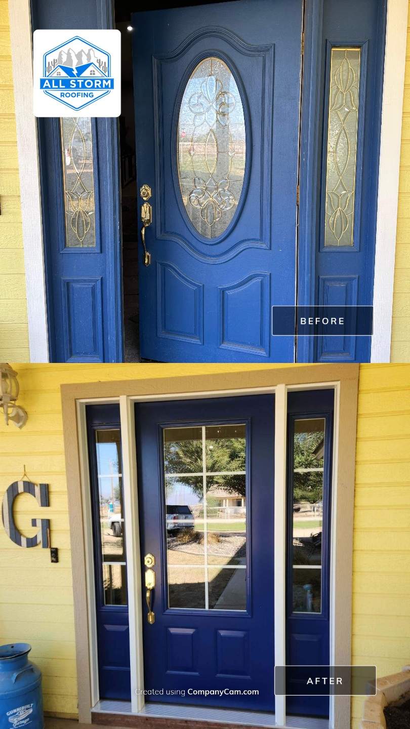 Tara's Door Repair by All Storm Roofing & Construction