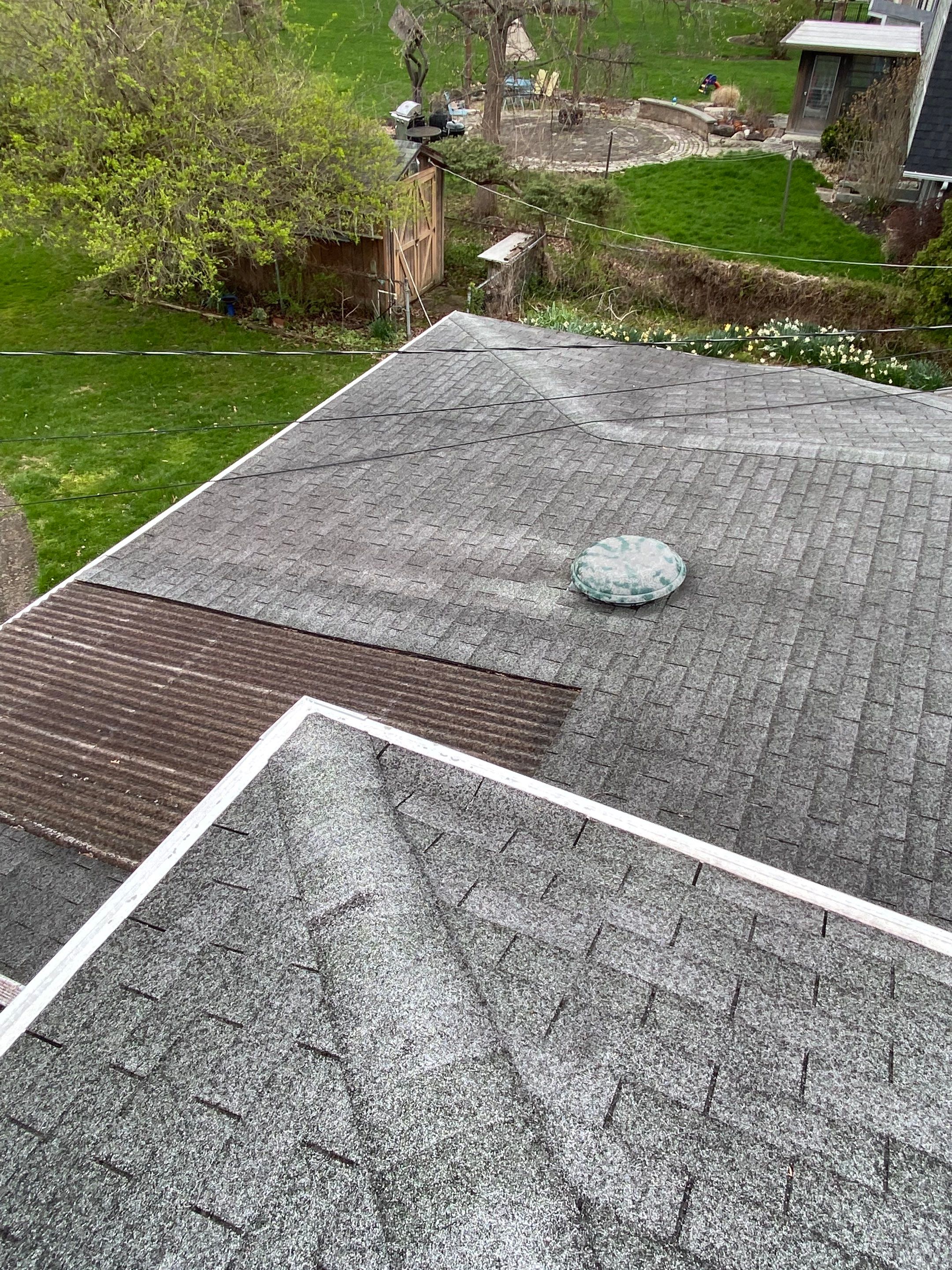 New Roof Installation using new OSB sheathing Certainteed Landmark Shingles by Best Roofing & Siding Company