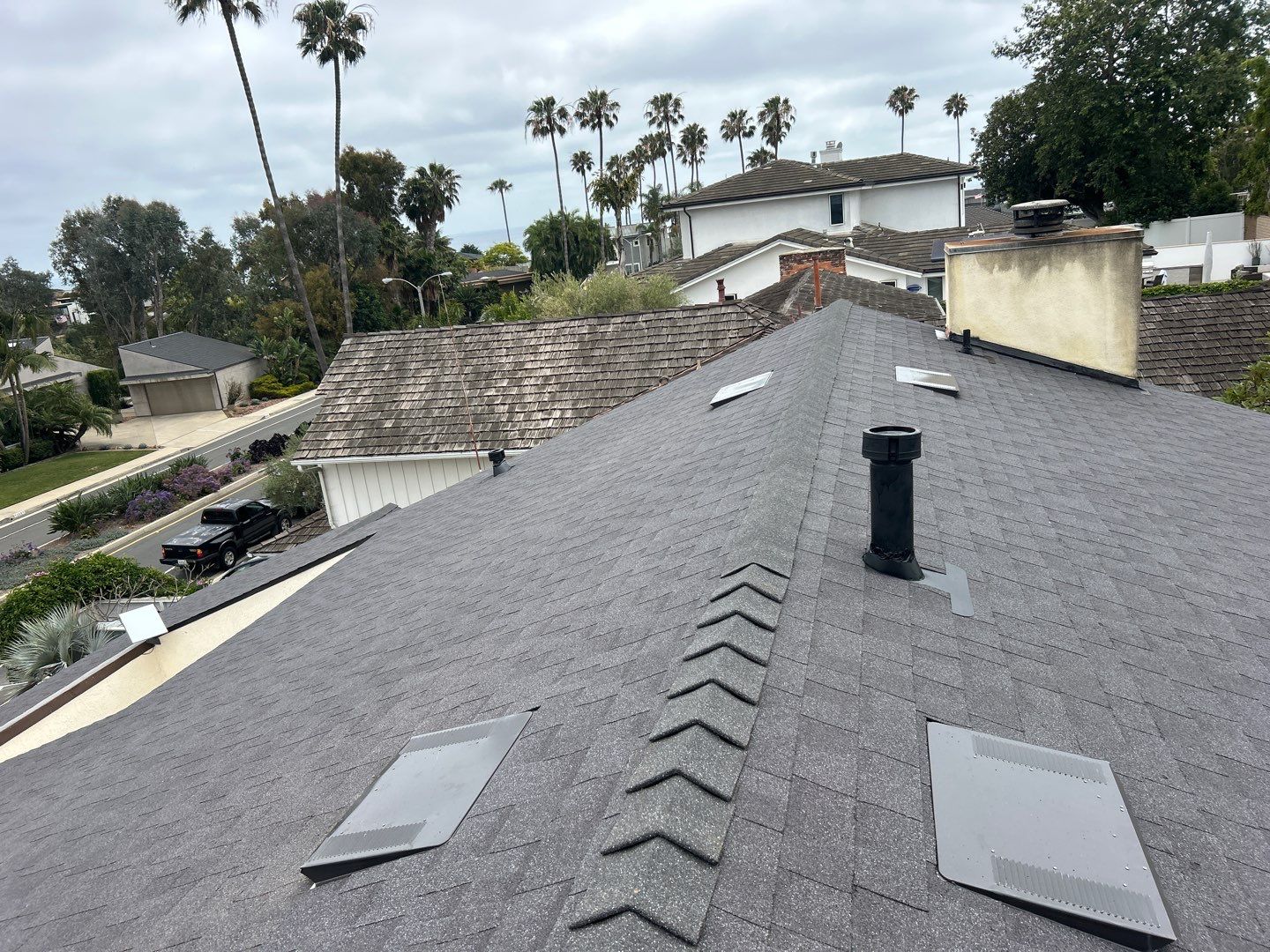 Complete Architectural Shingle Roof Replacement in San Clemente by Reliable Roofing San Diego Inc.