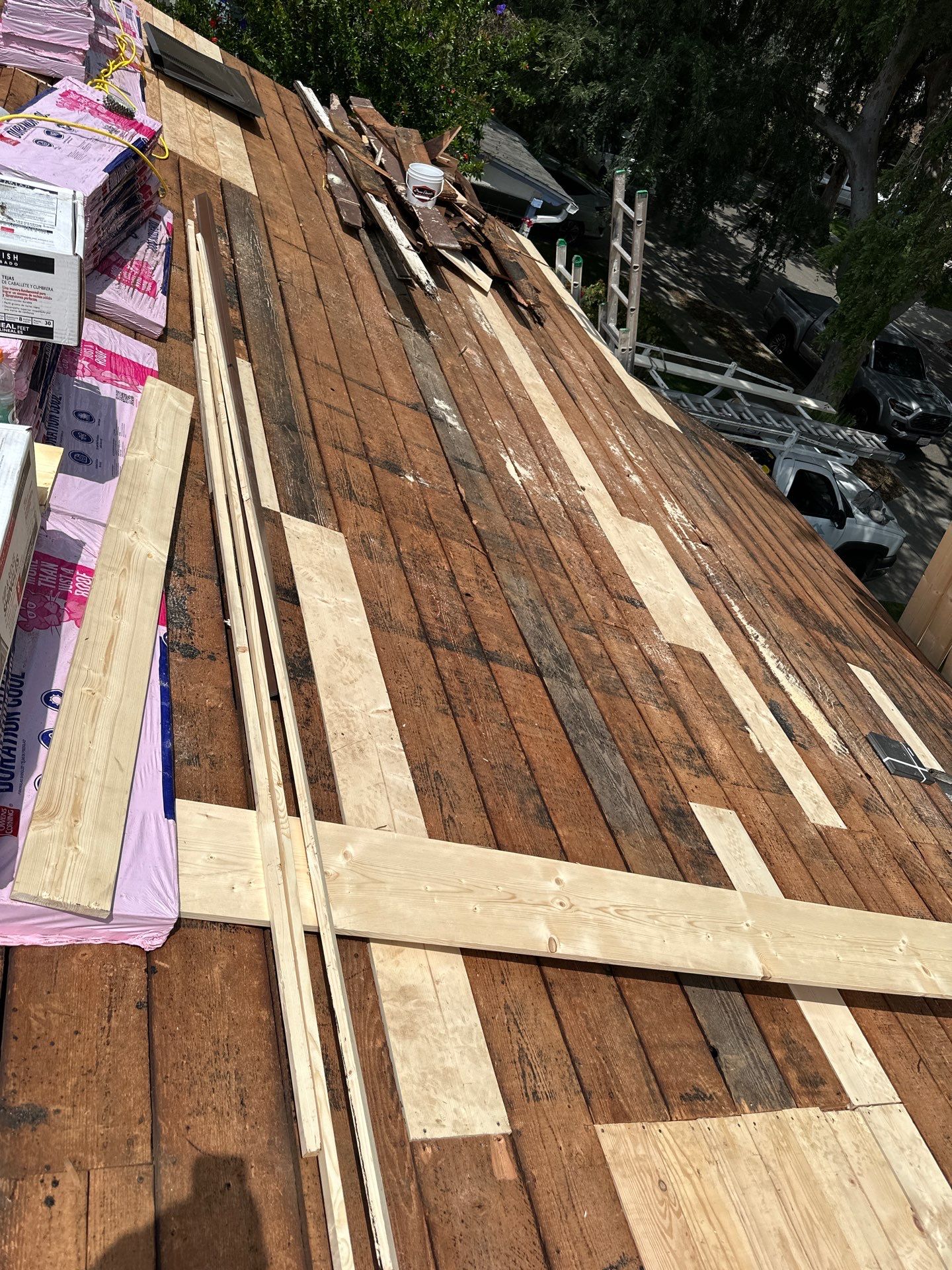 Residential Roofing Installation using Owens Corning Duration Cool Shingles by Hull Brothers Roofing