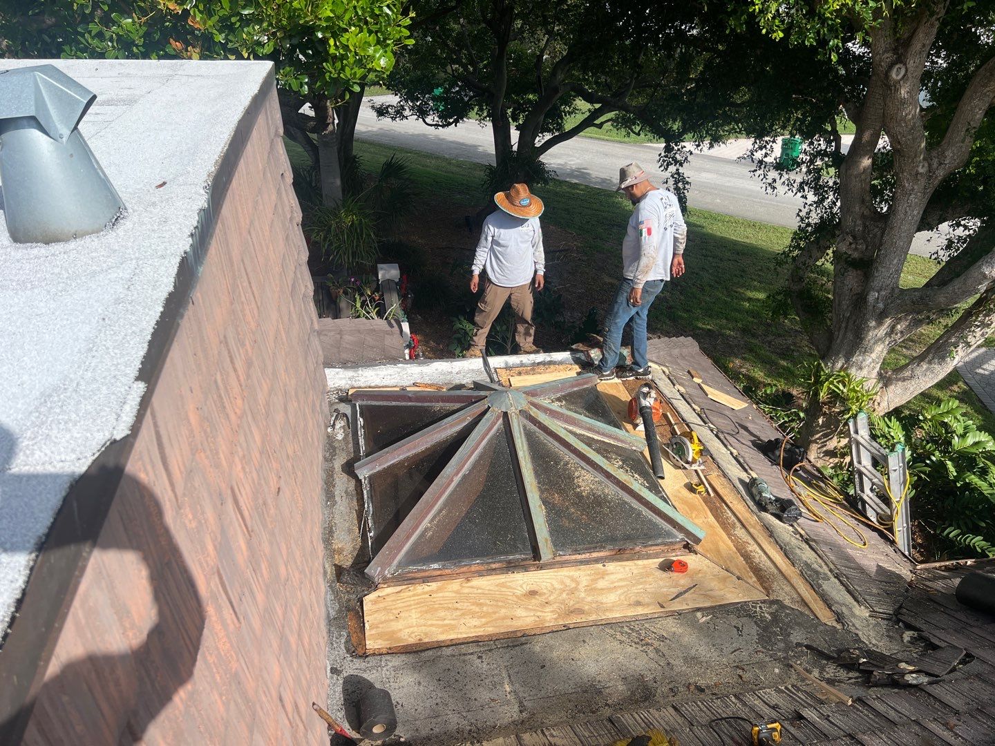 Gatehouse Rd., Sea Ranch Lakes, FL (Skylight Repair) by G&J Roofing 