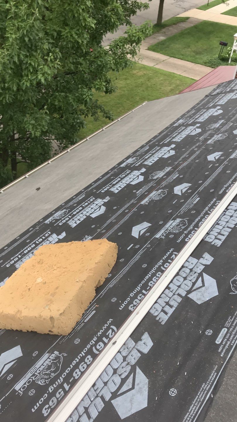 Residential Roof Replacement using Owens Corning Duration, Colonial Slate by Absolute Roofing and Construction