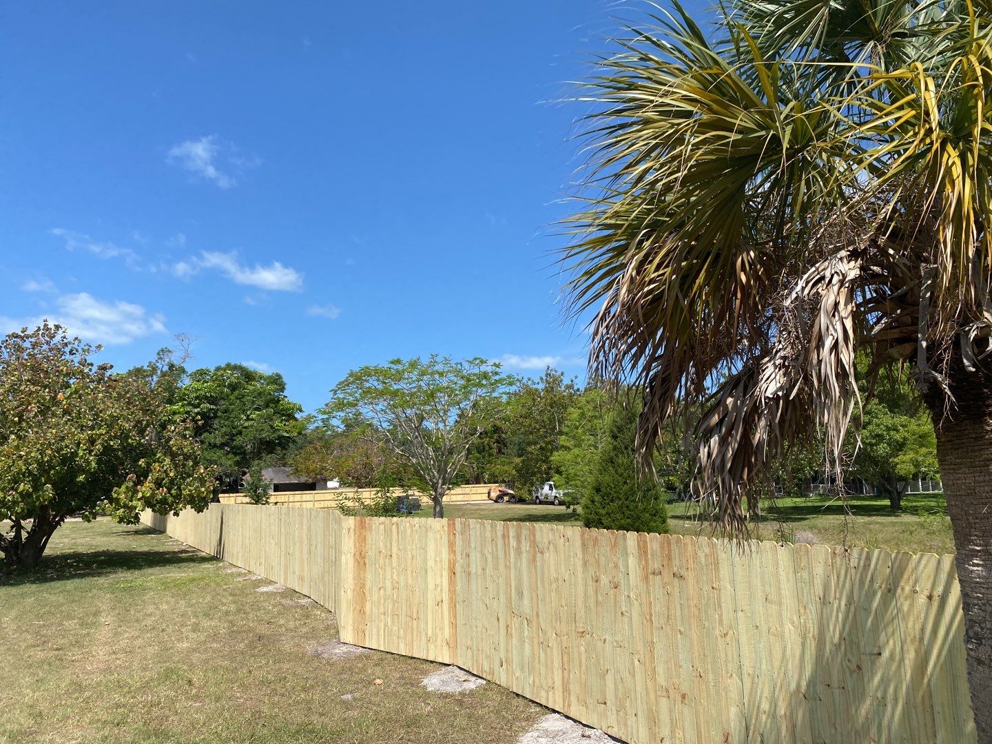 Bradenton, FL 6ft. Treated Board on Board Privacy Fence  by Asap fence and gates, LLC