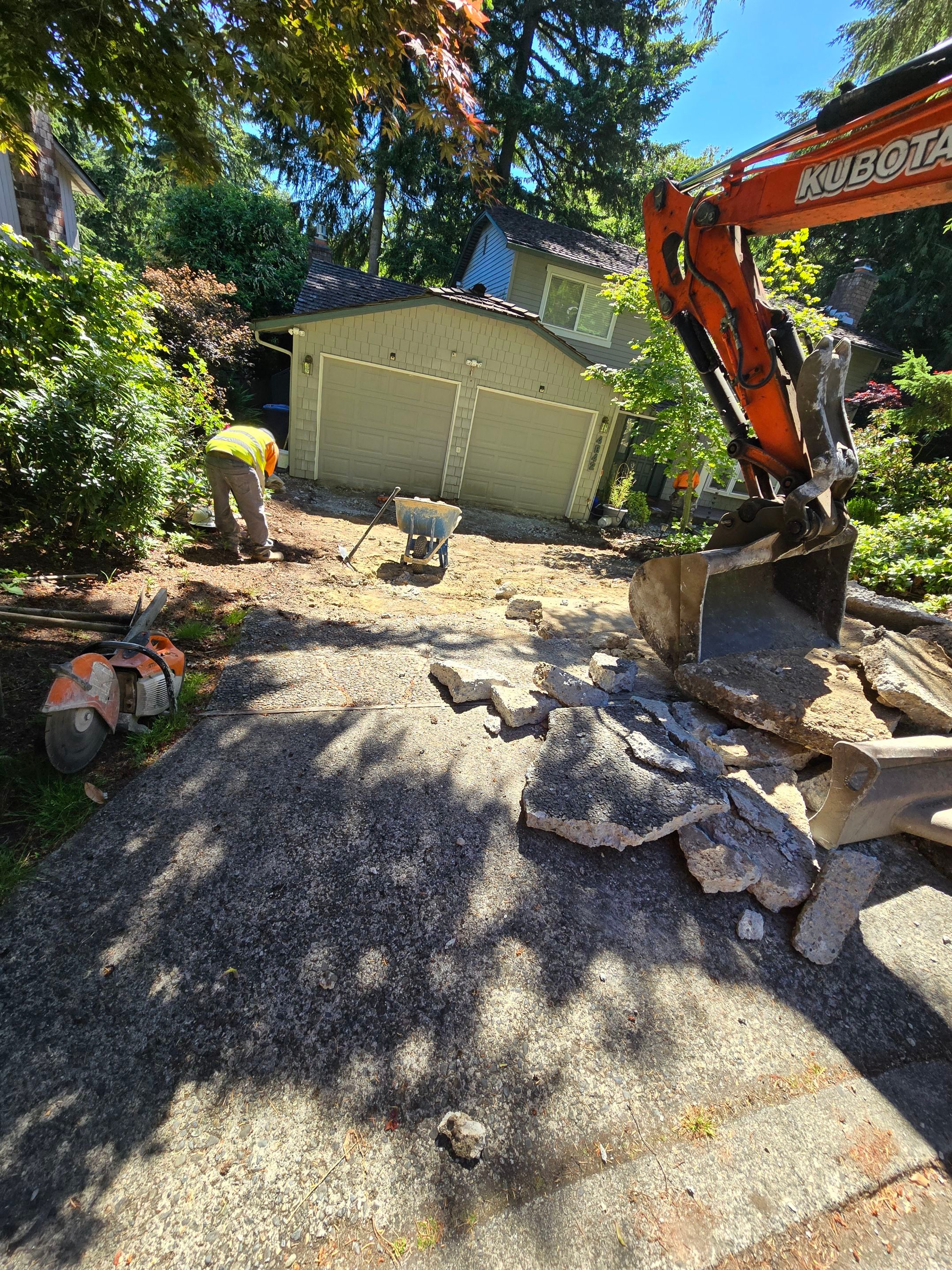 Kate | Concrete Driveway & Walkway by Jireh Asphalt & Concrete Inc 