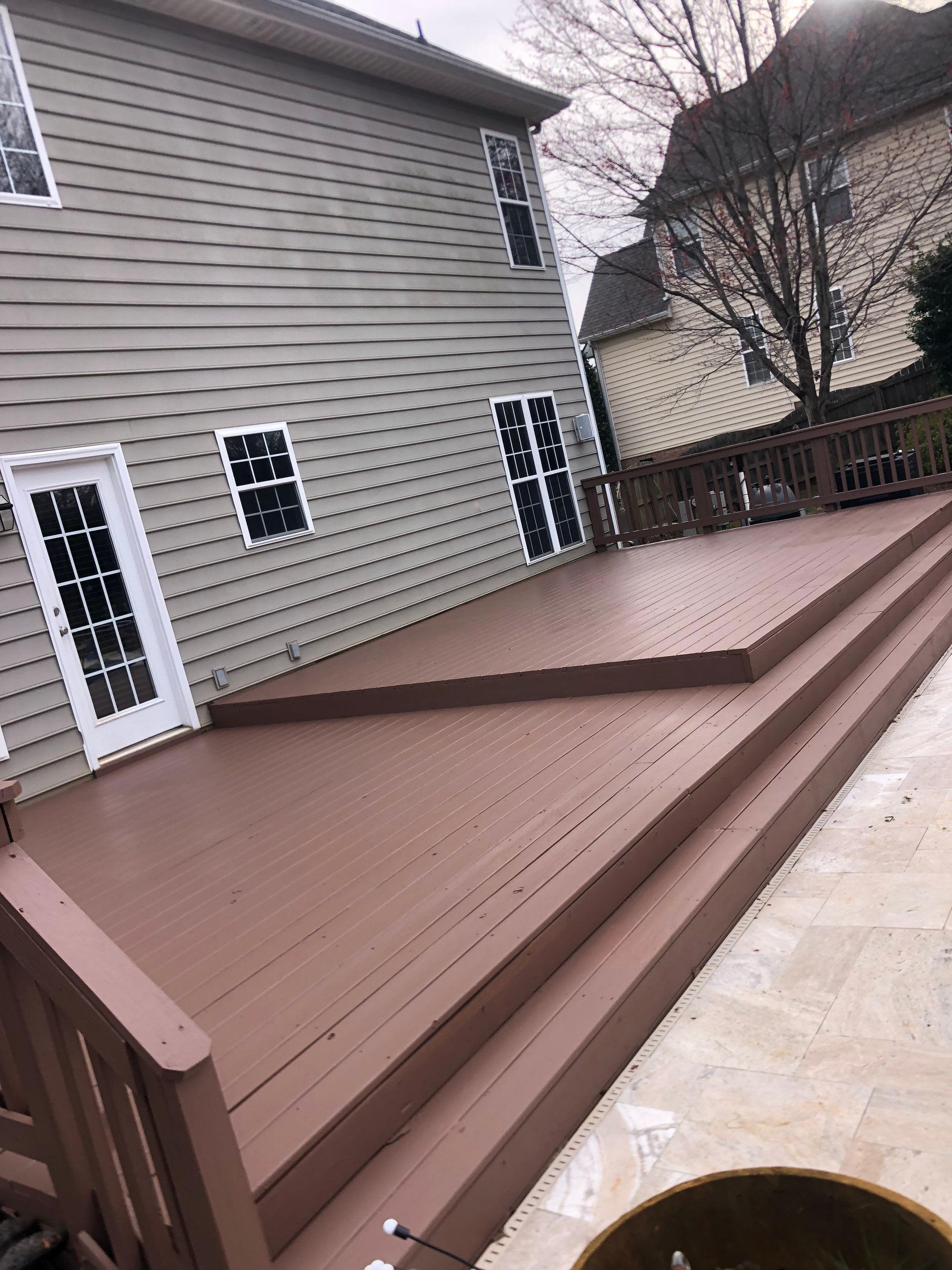 Coated Deck using AcryFin by DuraSeal