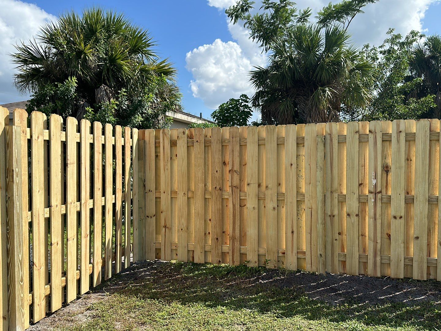 Wood Fence Installation using Wood Pressure Treated Fence  by Asap fence and gates, LLC