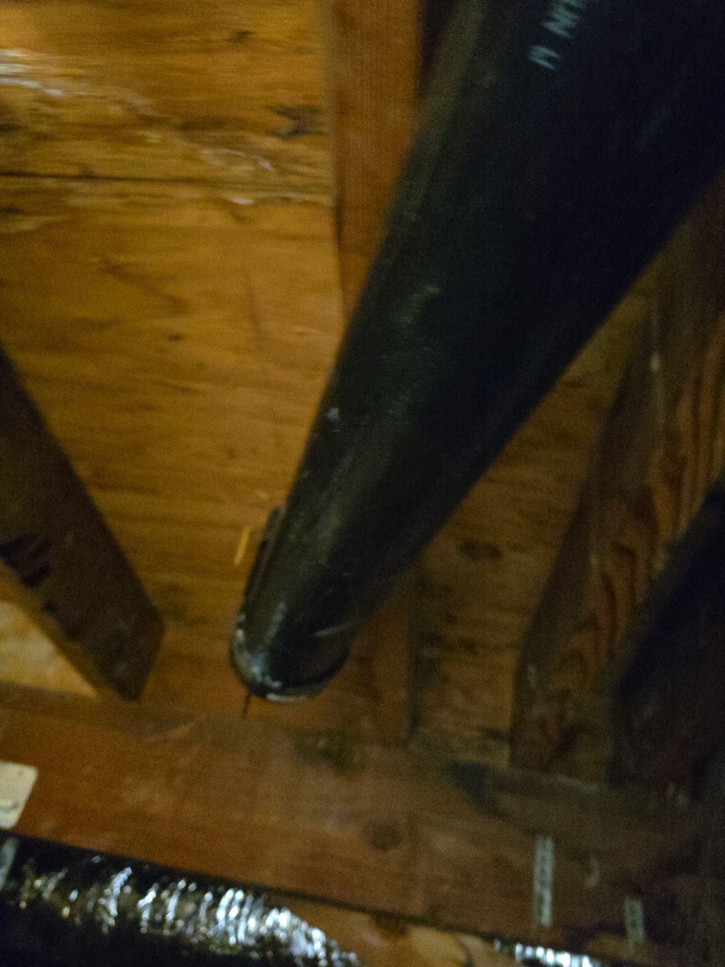 Installation of New Tall Black Piping (Wall to Ceiling) & Underground Piping by Us Plumbing