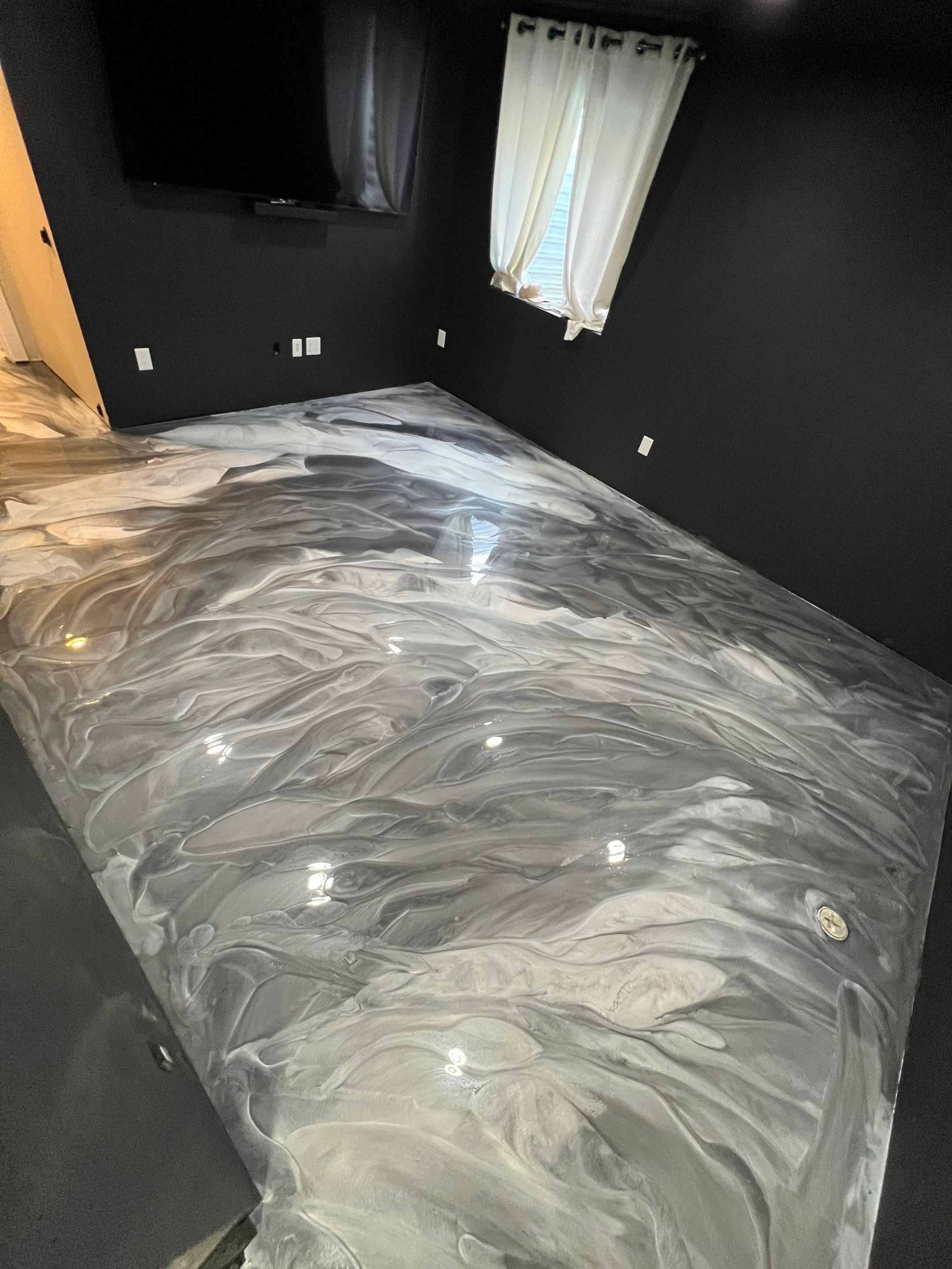 Marble Flooring by Cutting edge painting 