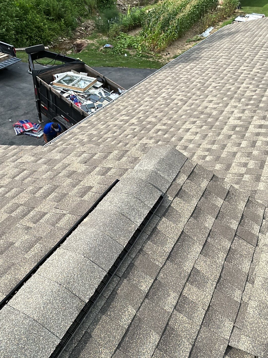 Residential Roofing Installation using Performance Shingles by Mr. Roofer