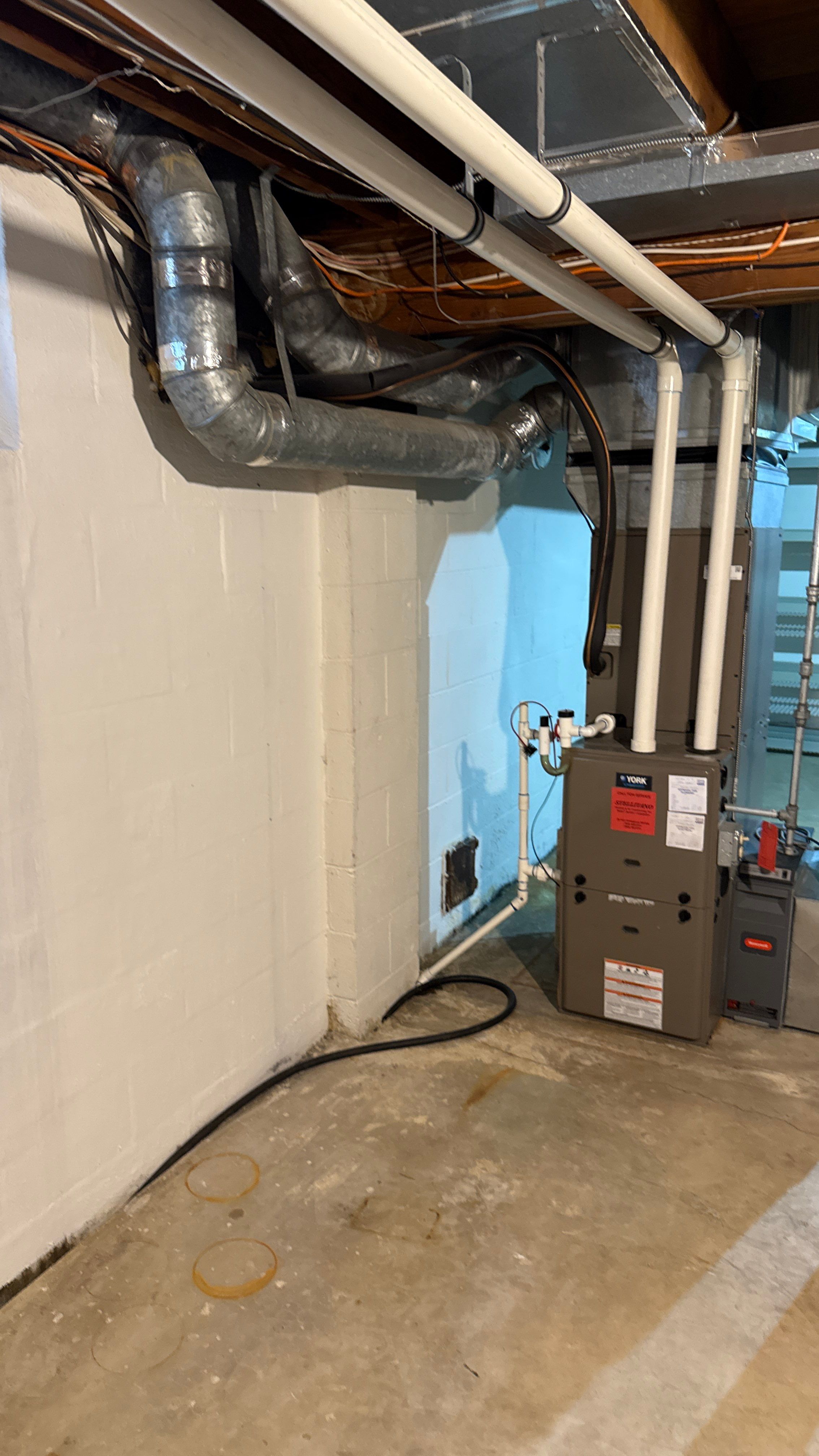 Interior French Drain in Princeton, NJ by Pure Service Pro, LLC 