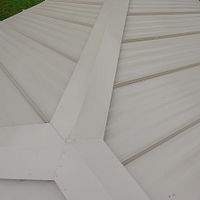 24ga 1" Nail-Strip Sierra Tan by Total Roofing System The Metal Roof Experts