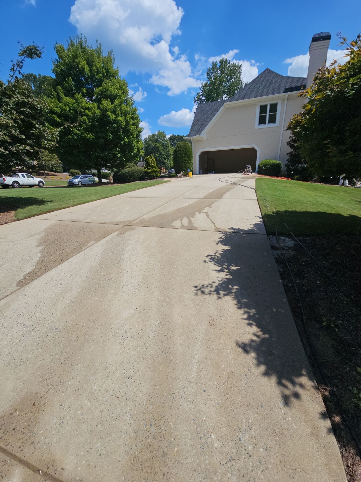 Exterior Transformation in Jonhs Creek by Atlanta's Paint Doctor