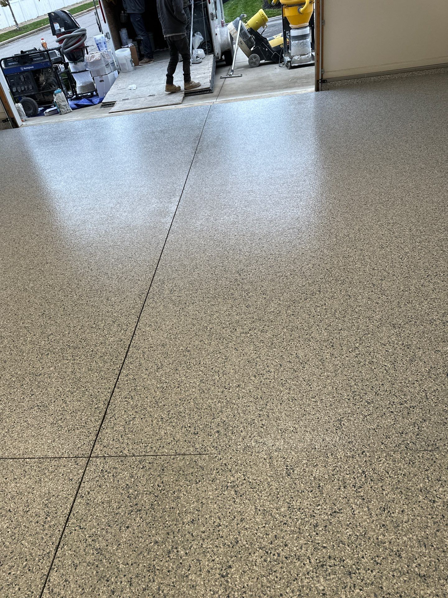 Garage Floor Coating using Tidal Wave by My Garage Floor Guys