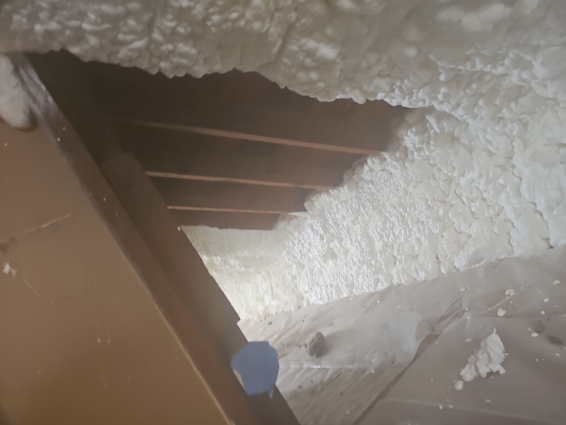 Attic Insulation using open cell spray foam by NYS Foam & Energy