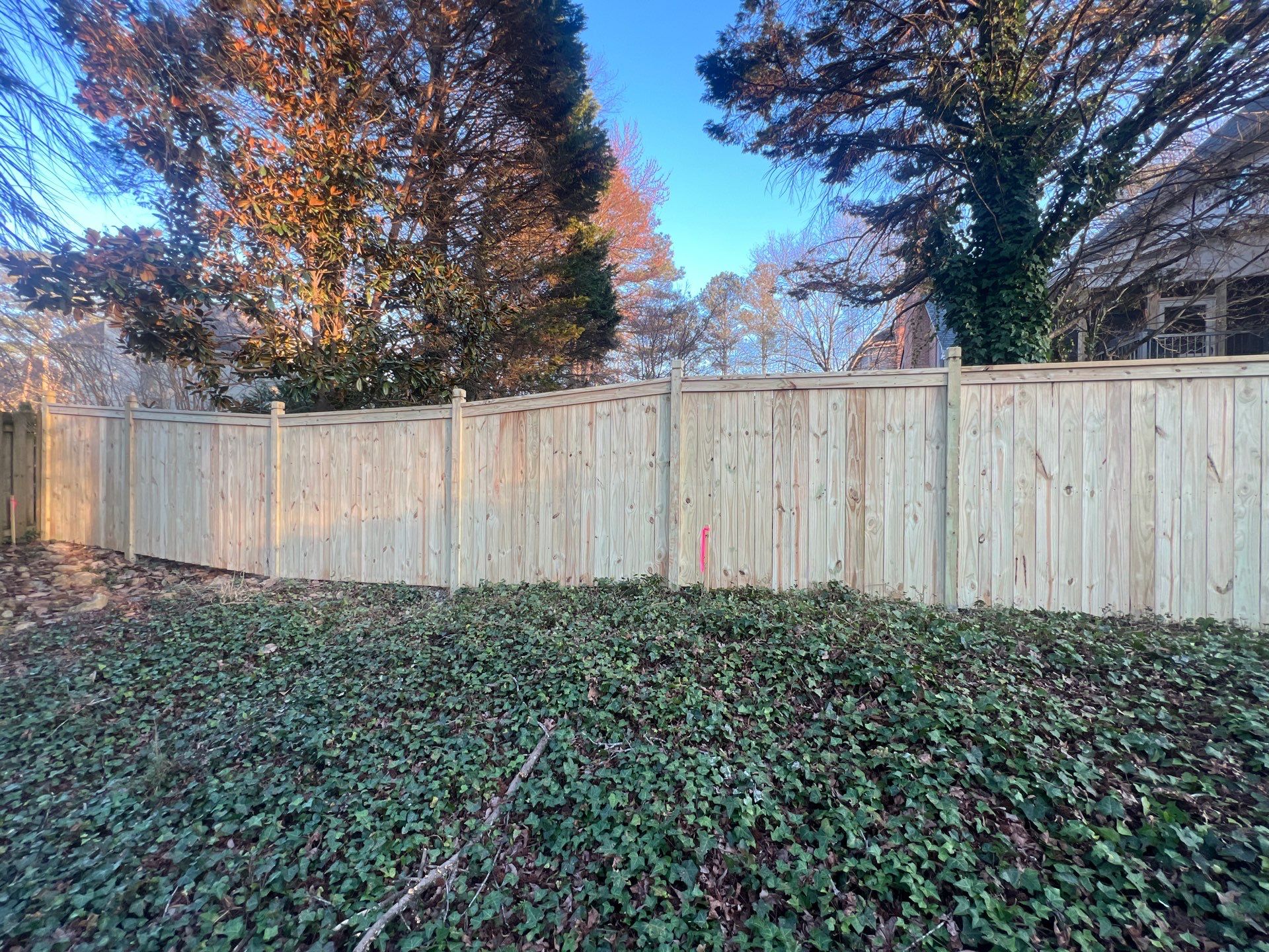 Custom Wooden Privacy Fence and Gate Installation in Atlanta by Swift Home Renovations