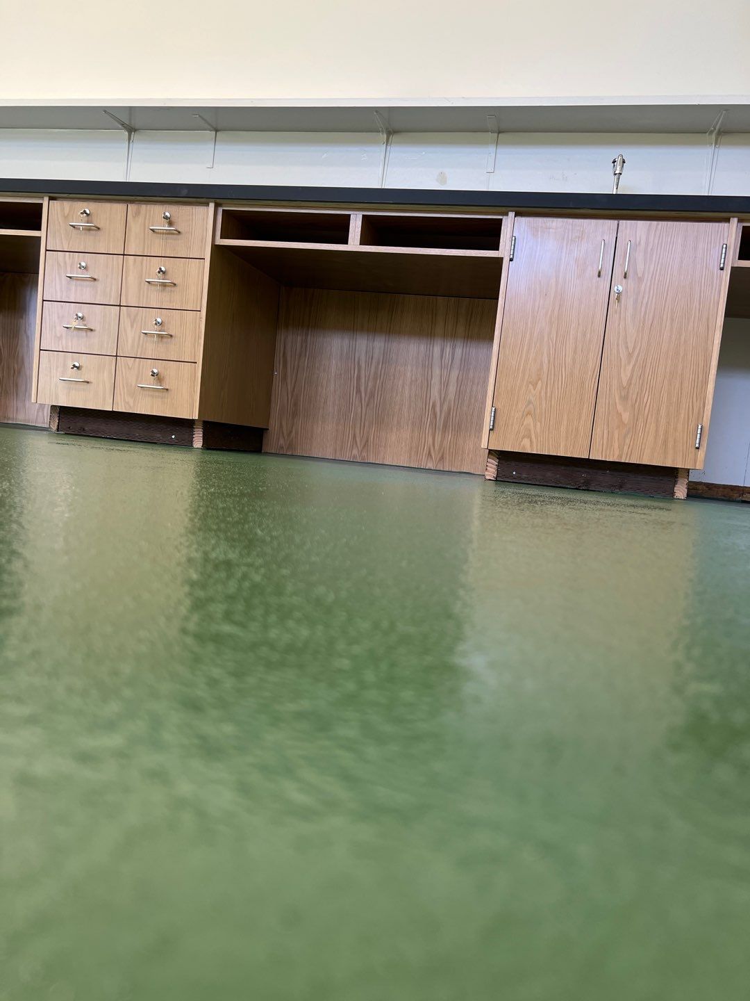 Custom Concrete Coating at Modesto Junior College by Lancaster Painting