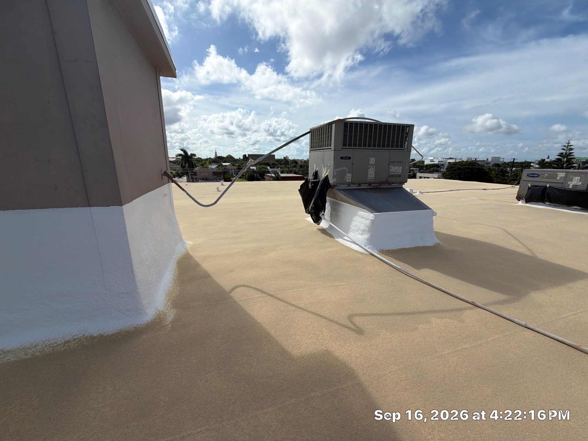 Commercial Roof Restoration for Lake Worth Beach Flat Roof Project by Roof King LLC