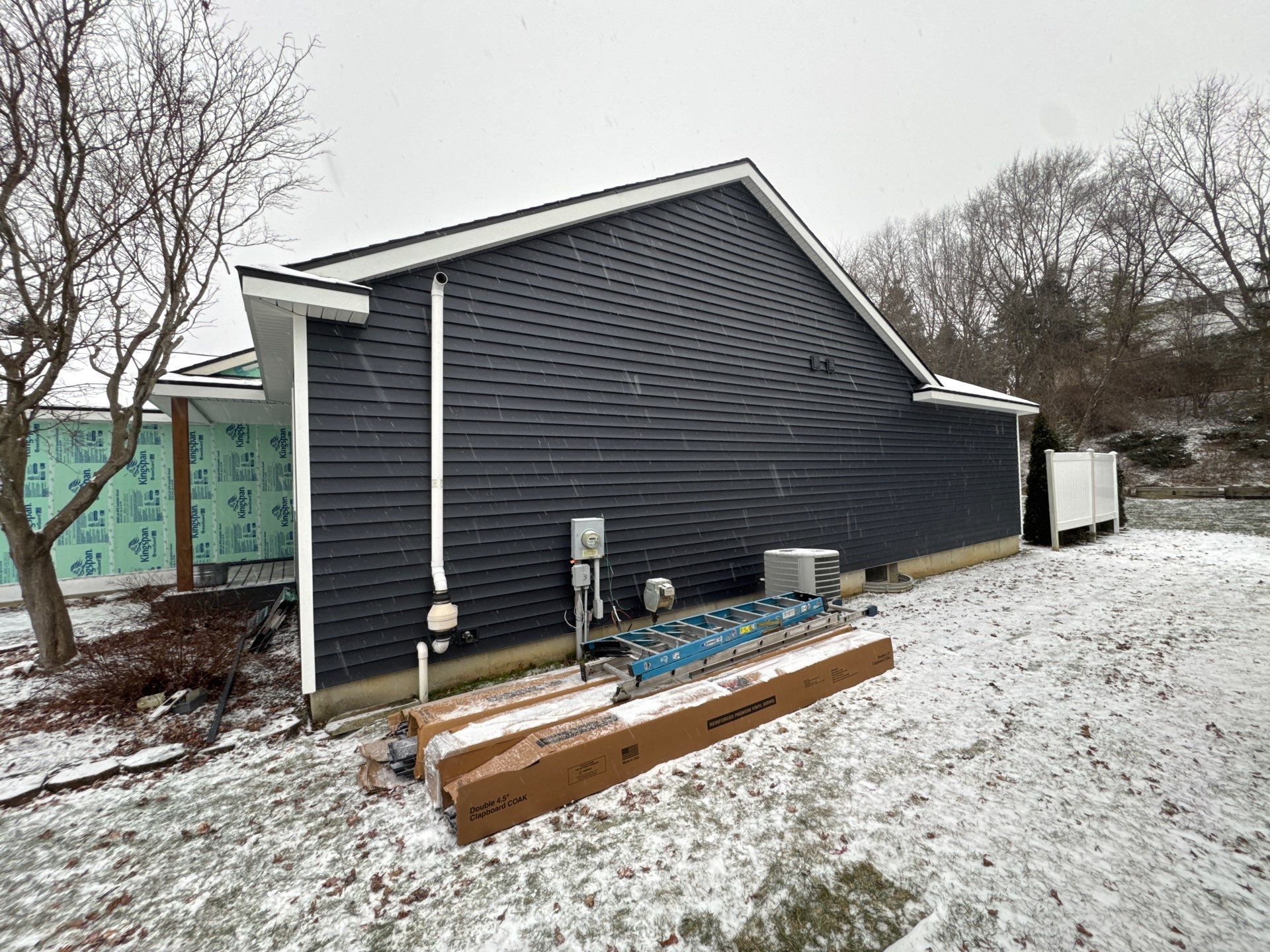 Siding Replacement using Alside Charter Oak D4.5" Riveria Dusk by 180 Contractors