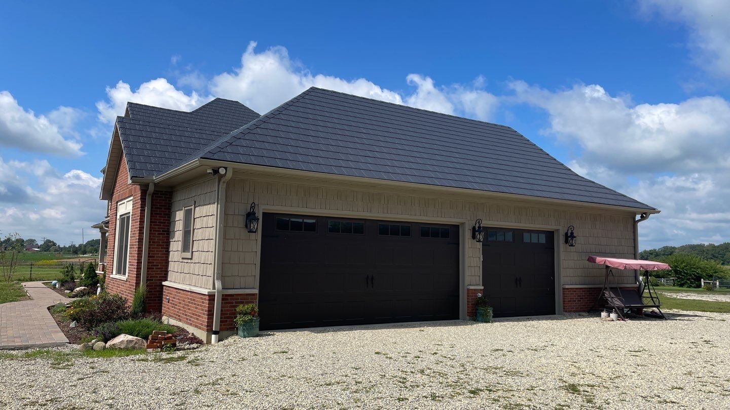 Residential Roofing Installation using Metstar Slate Plus Smooth Black by Nitro Roofing and Construction