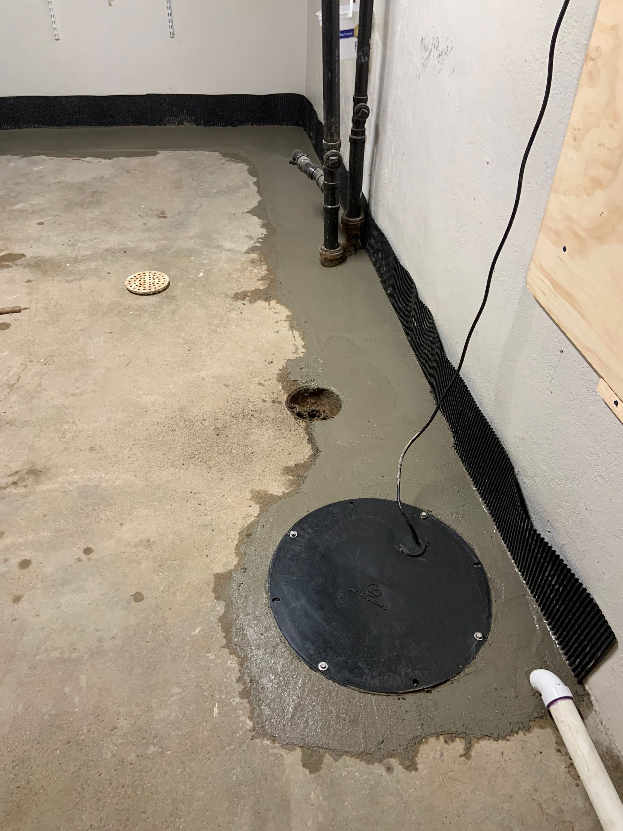 Derrick & Lisa’s Basement Remodel by Waterproofing Northeast