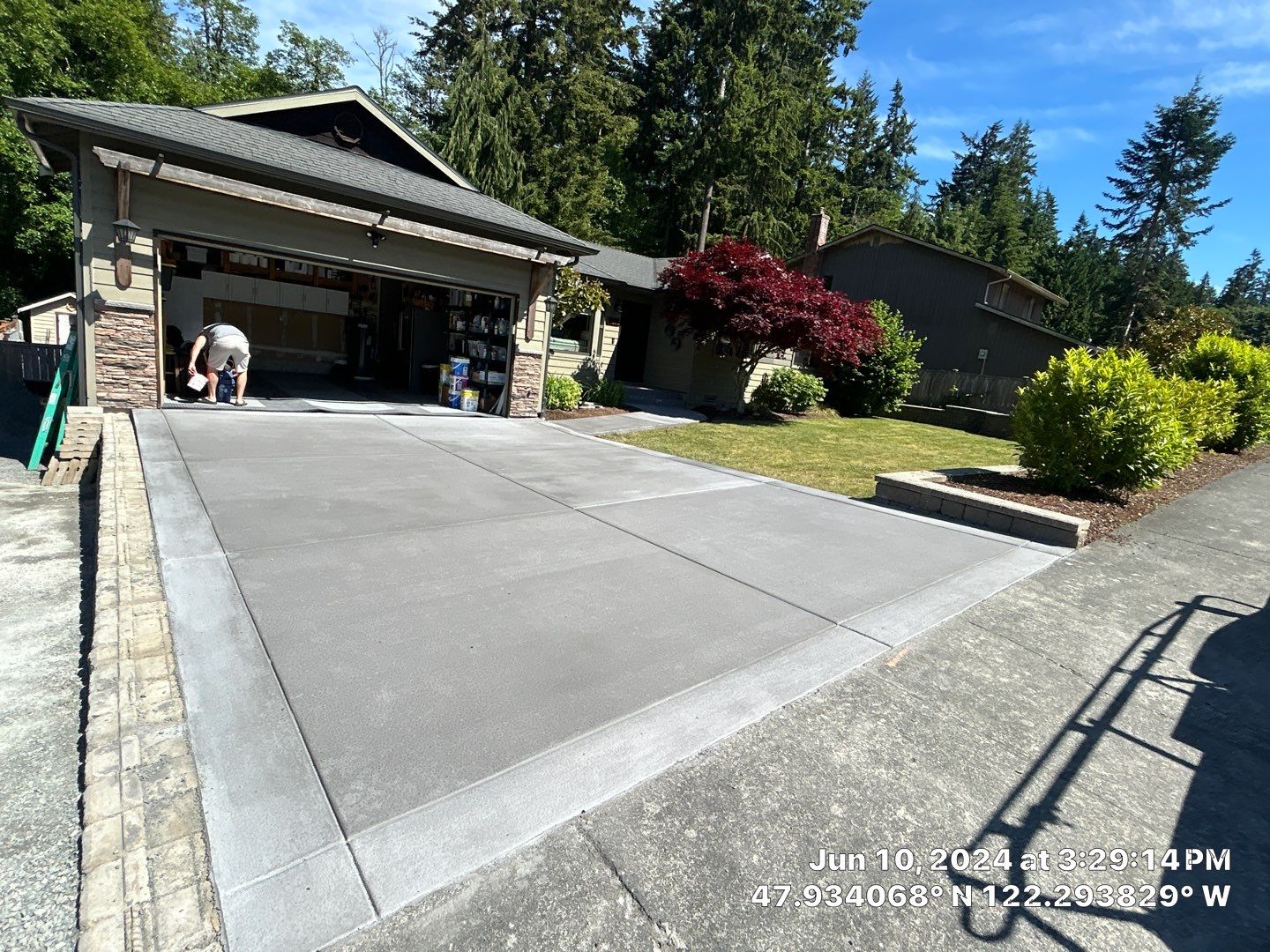 James | Concrete Driveway, Walkway & Stairs/Porch and & Planting by Jireh Asphalt & Concrete Inc 
