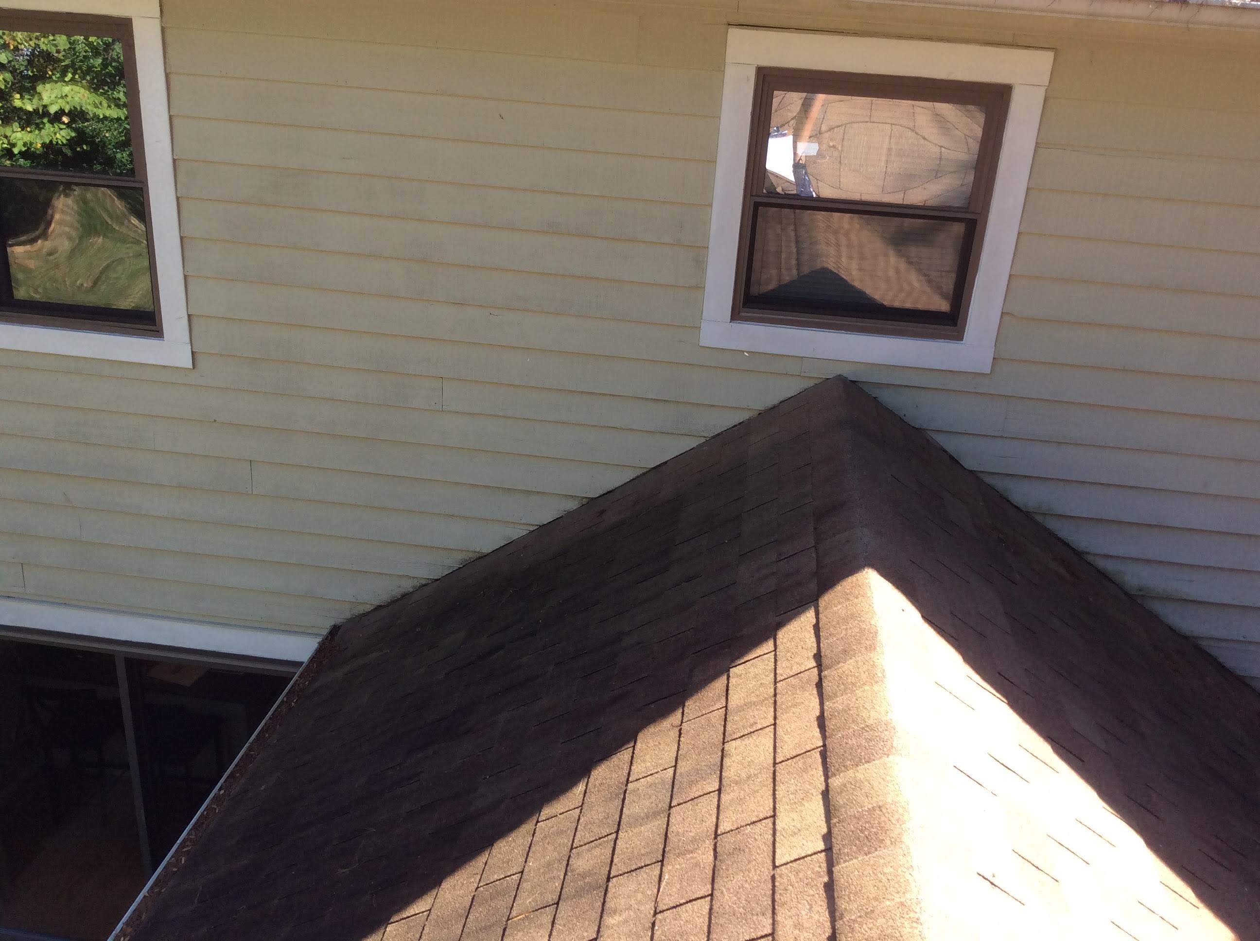 Residential Roofing Installation using Pewterwood Shingles  by Alpha Design Services