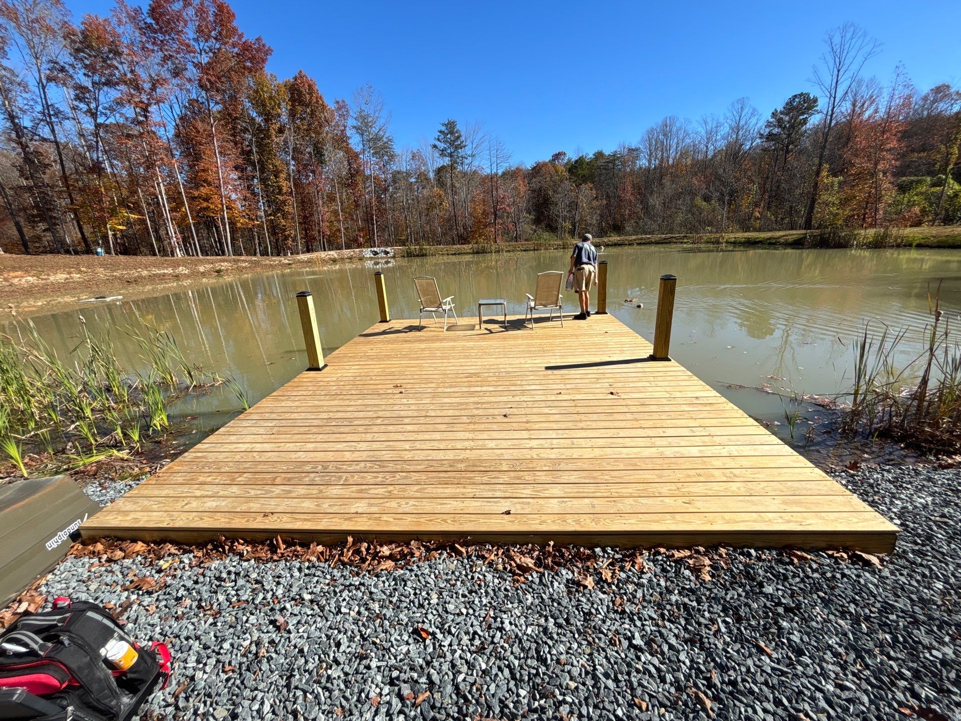 Wood Dock using Wood Sealant by DuraSeal