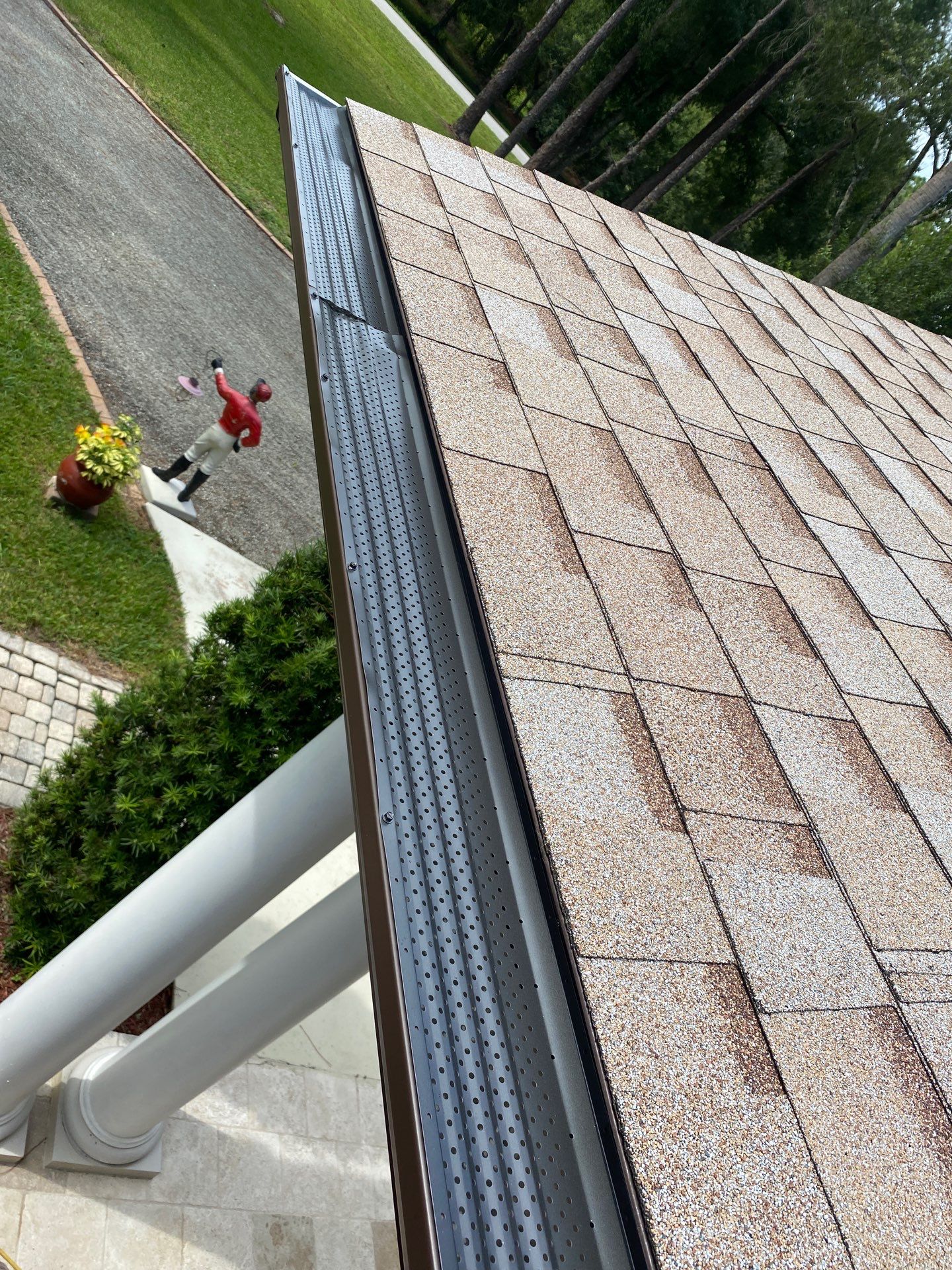 Black K-Style Gutters in Alva FL by Gutter Professors