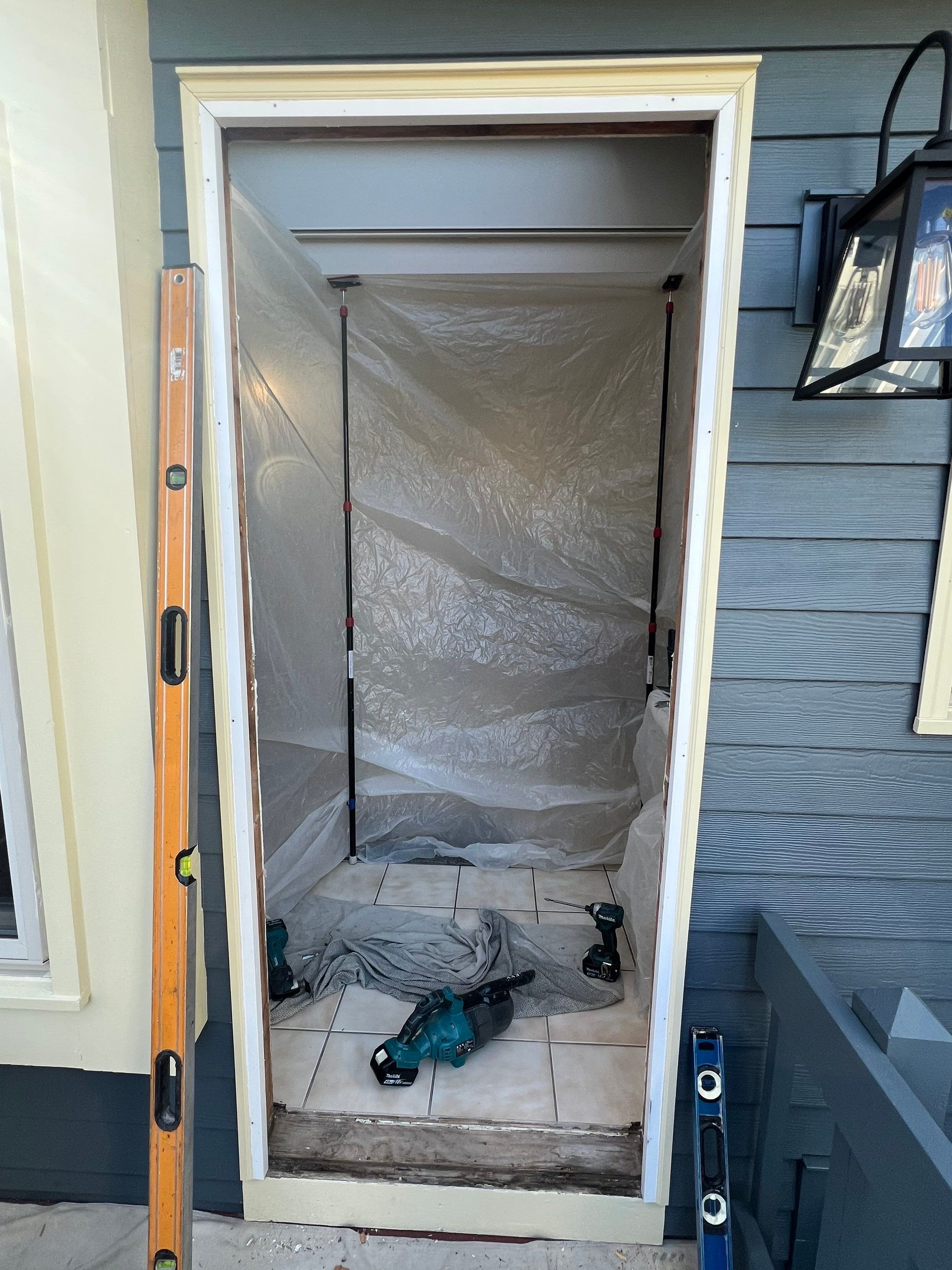 Entry Door Replacement & Exterior Upgrade by DiGiorgi Roofing and Siding Inc